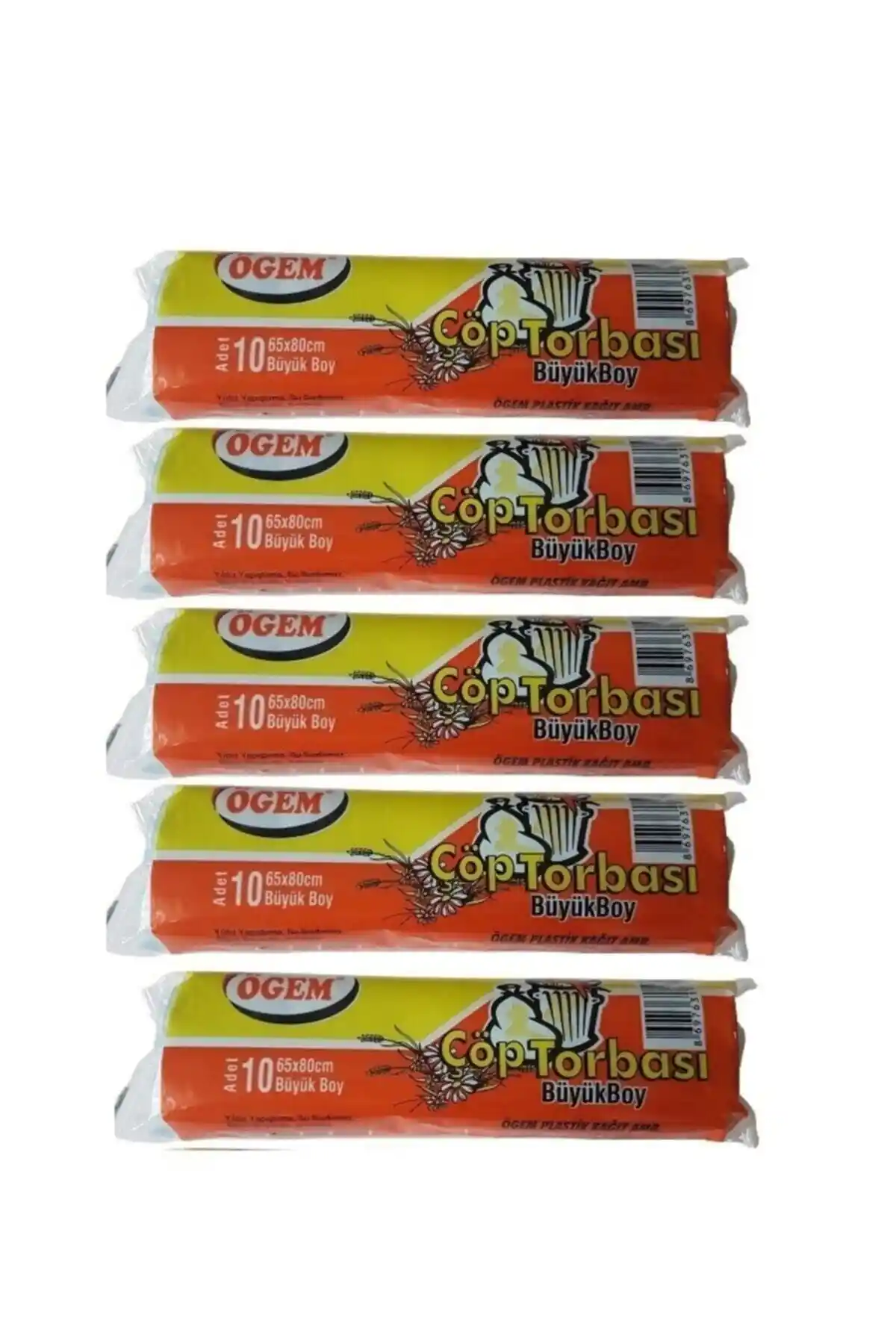 Ögem Büyük Boy Çöp Poşeti 50 Litre Kapasiteli Geniş ve Dayanıklı Temizlik Çözümü