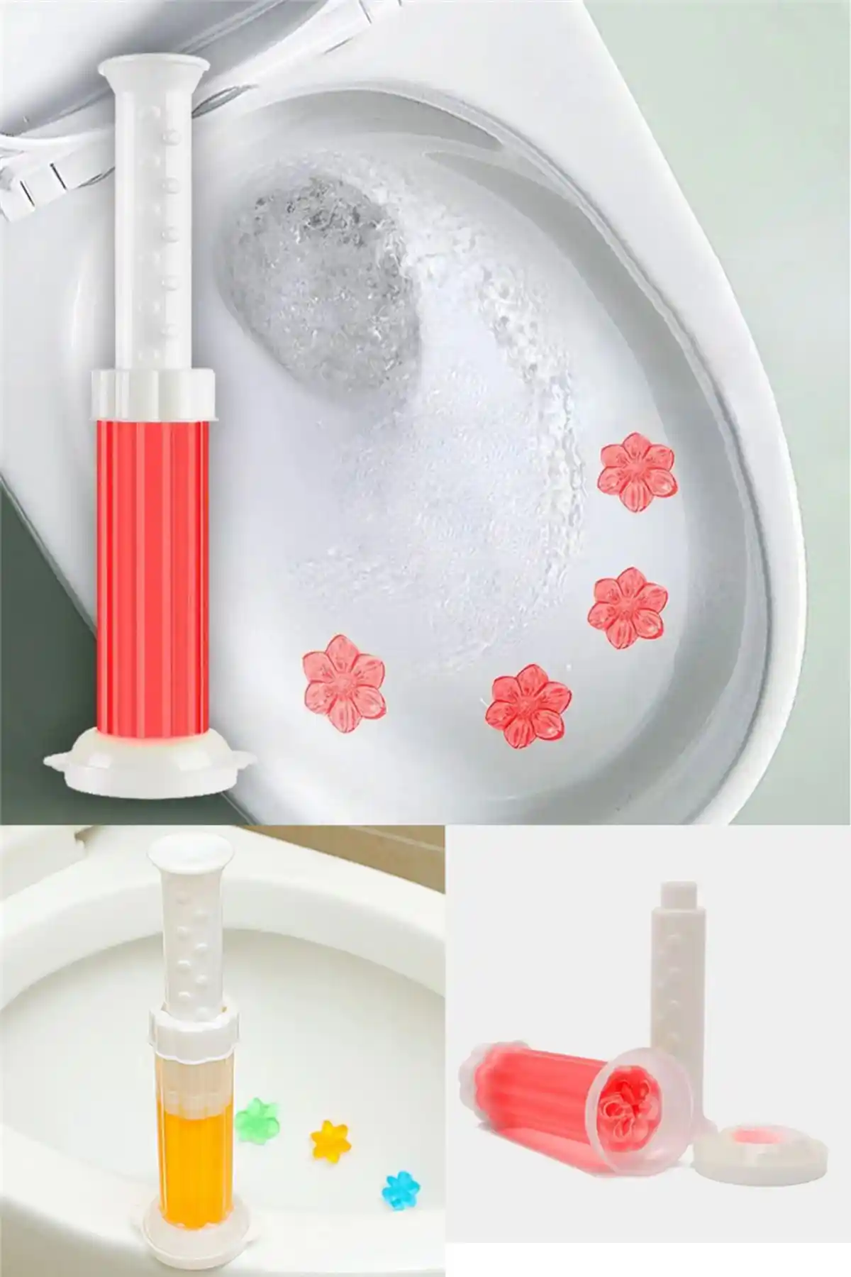 Omilife Kırmızı ve Turuncu Tuvalet Temizleme Jelleri Karşılaştırması