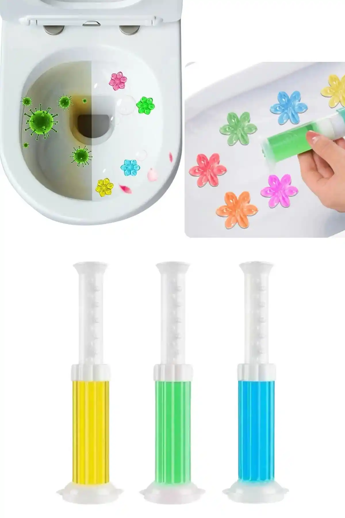 Omilife Tuvalet Temizleme Jeli ve Yeşil Tuvalet Jeli Karşılaştırması