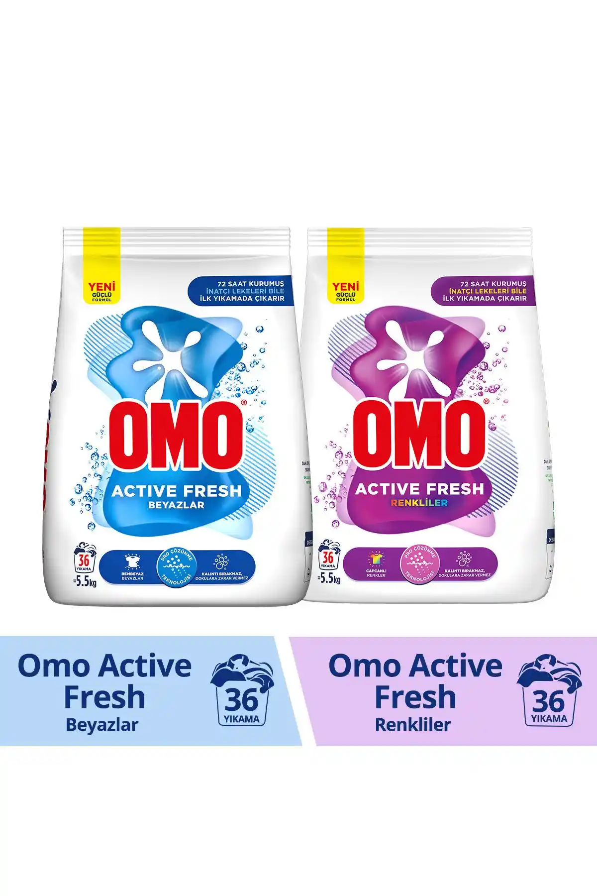 Omo Active Fresh Beyazlar ve Renkli Çamaşırlar İçin Güçlü ve Ferahlatıcı Deterjan Önerisi