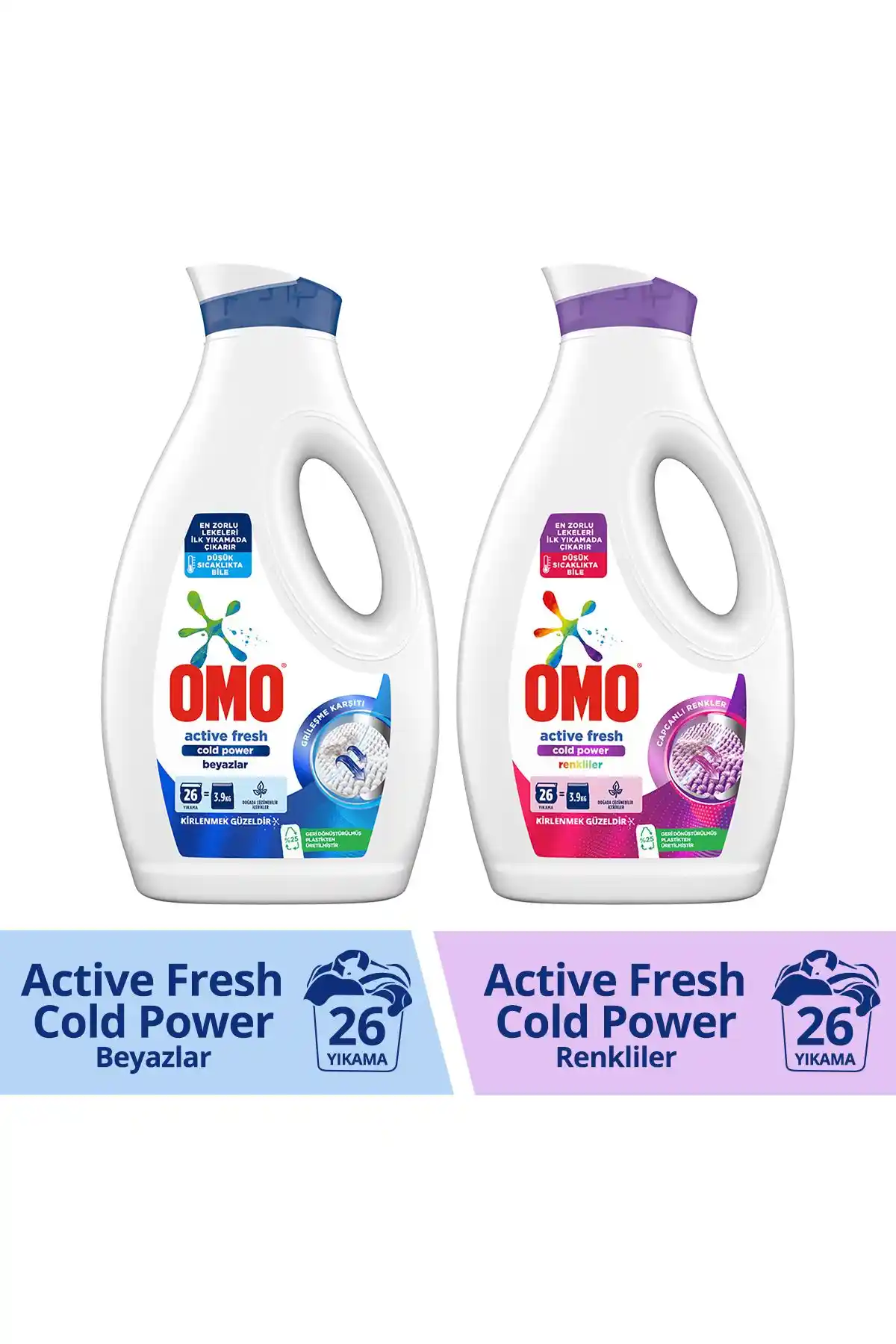 Omo Active Fresh Cold Power Beyazlar ve Renkliler Ürünleri Karşılaştırması
