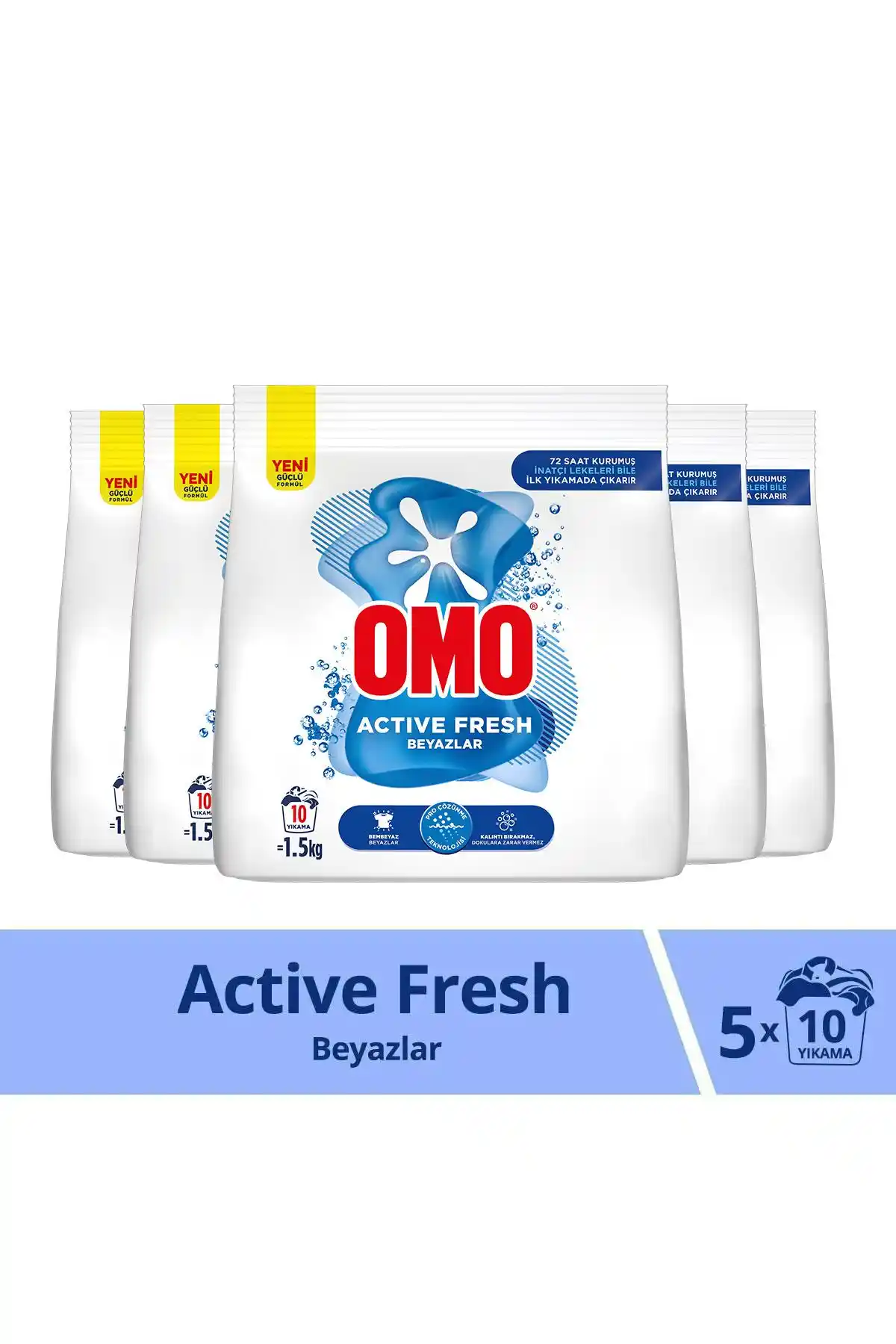 Omo Active Fresh ve Omo Active Oxygen Beyazlar Deterjanlarının Karşılaştırması