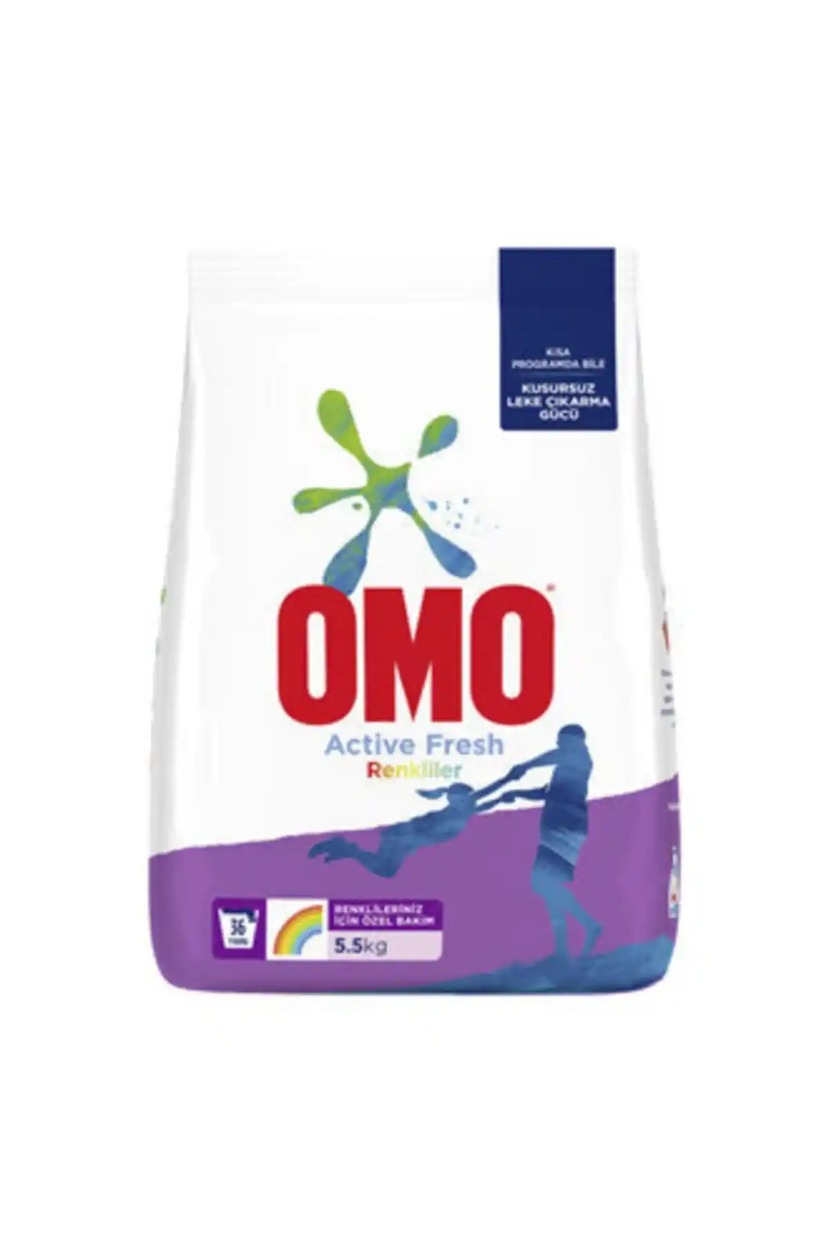 Omo Color 36 Yıkama 5.5 kg Toz Deterjanı Renk ve Beyazlık Koruma Özelliğiyle Ekonomik Temizlik