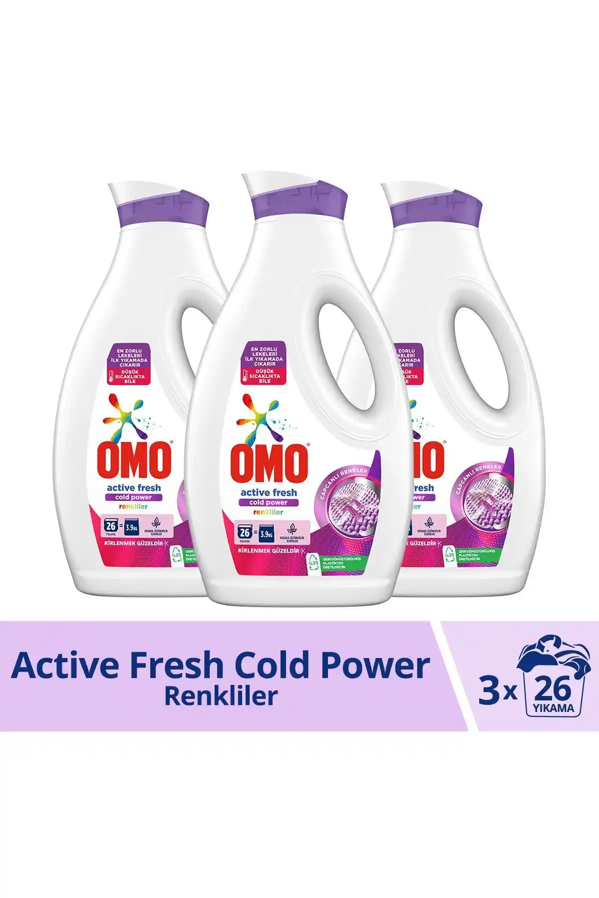 Omo Renkliler ve Active Fresh Cold Power Deterjan Karşılaştırması