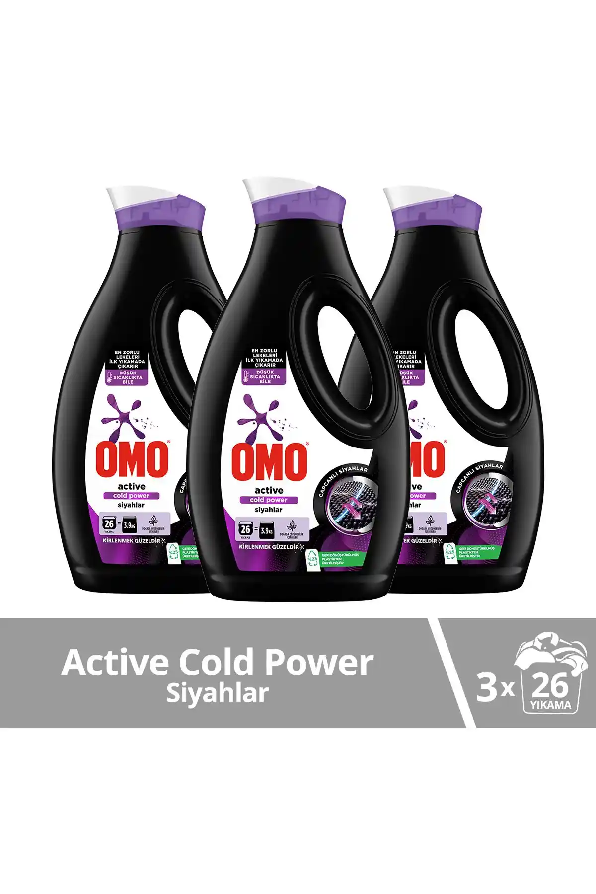 Omo Sıvı Active Cold Power ve Omo Siyahlar İçin Deterjan Karşılaştırması