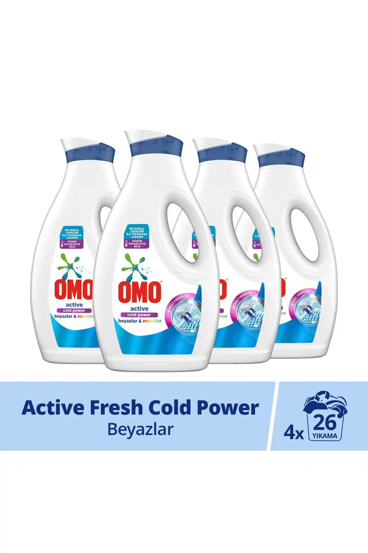 Omo Sıvı Çamaşır Deterjanı Active Cold Power ile Etkili ve Güvenilir Temizlik