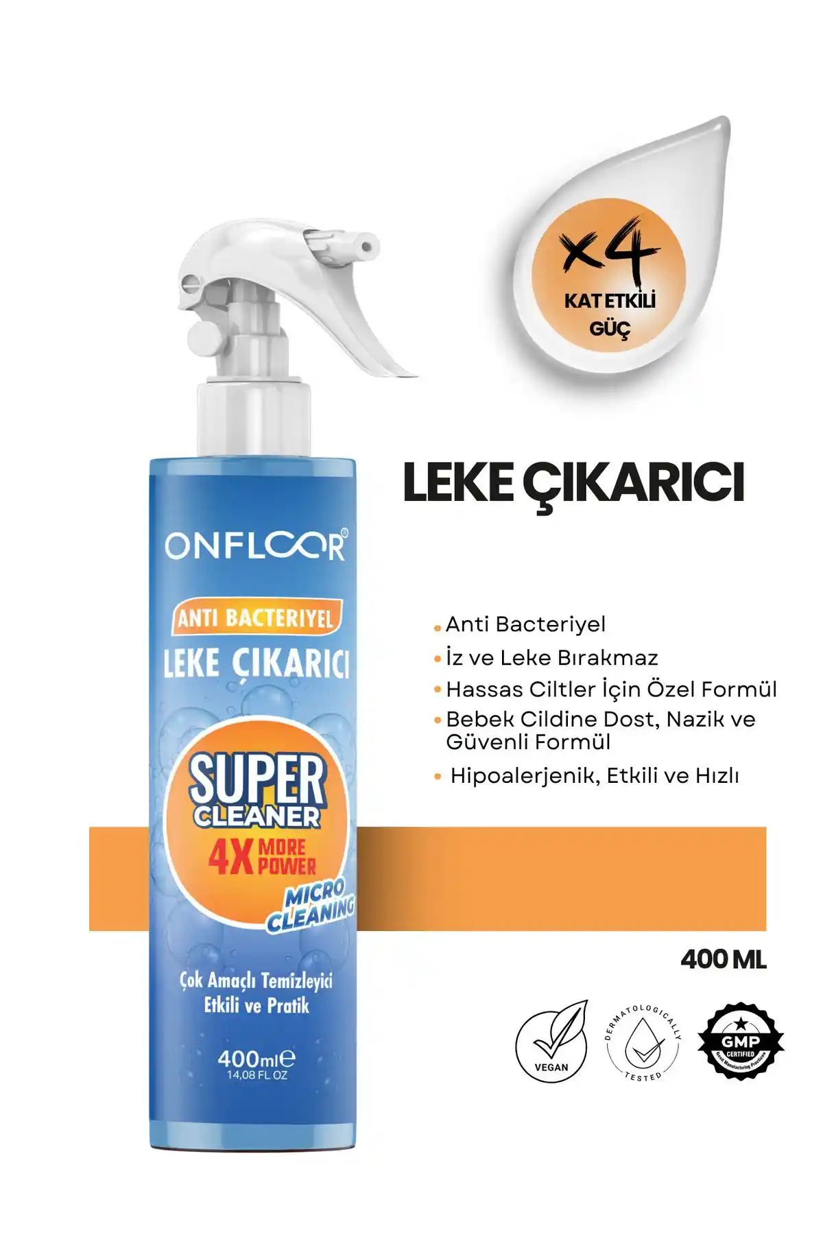 ONFLOOR Leke Çıkarıcı: Güçlü ve Güvenilir Çok Amaçlı Temizlik Spreyi