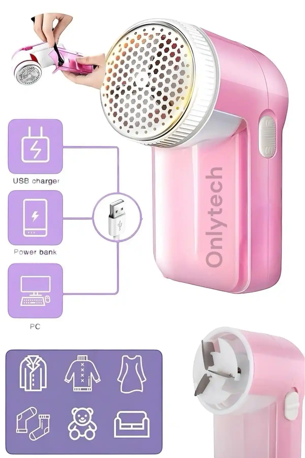 OnlyTech ve Yui CX1 Şarjlı Tüy Toplama Makinesi Karşılaştırması