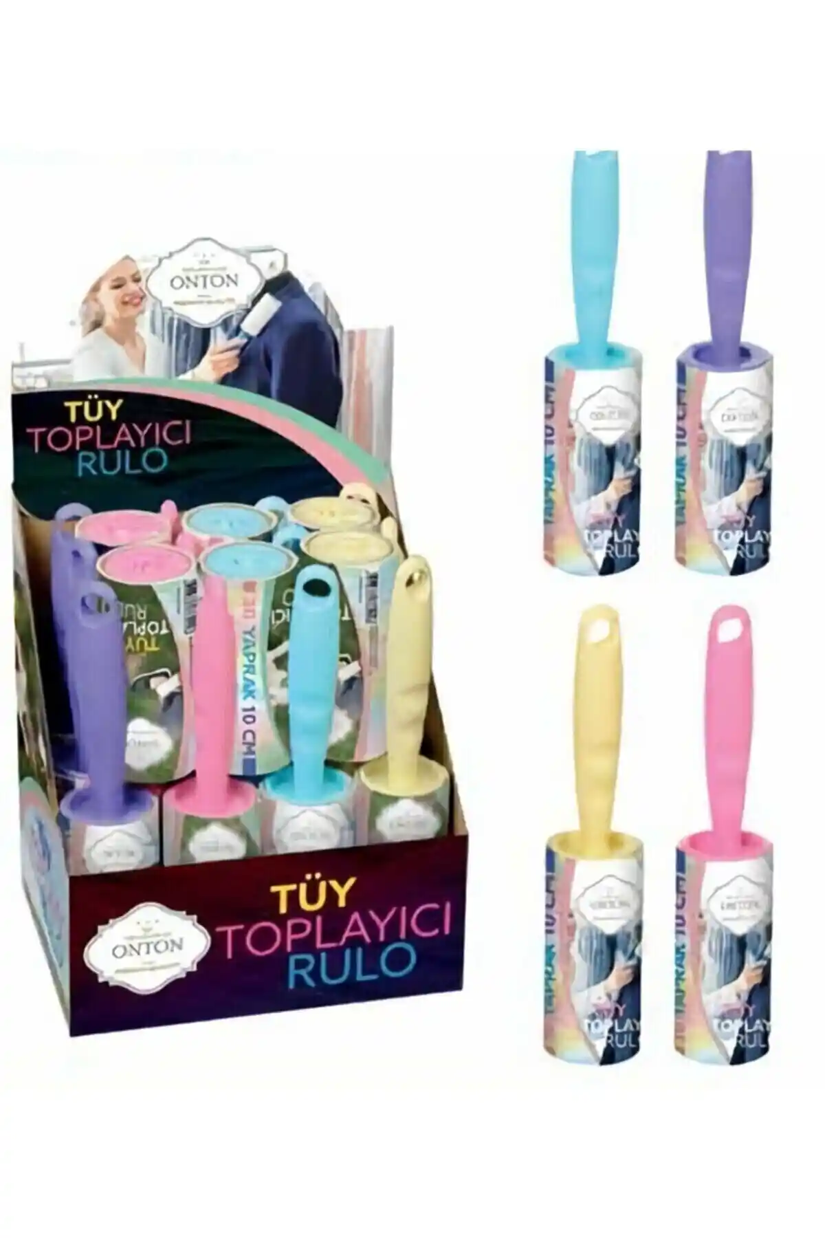 Onton 60 Yapraklı Myclean Yapışkanlı Tüy Toplama Rulosu Paketiyle Hızlı ve Etkili Temizlik Çözümleri