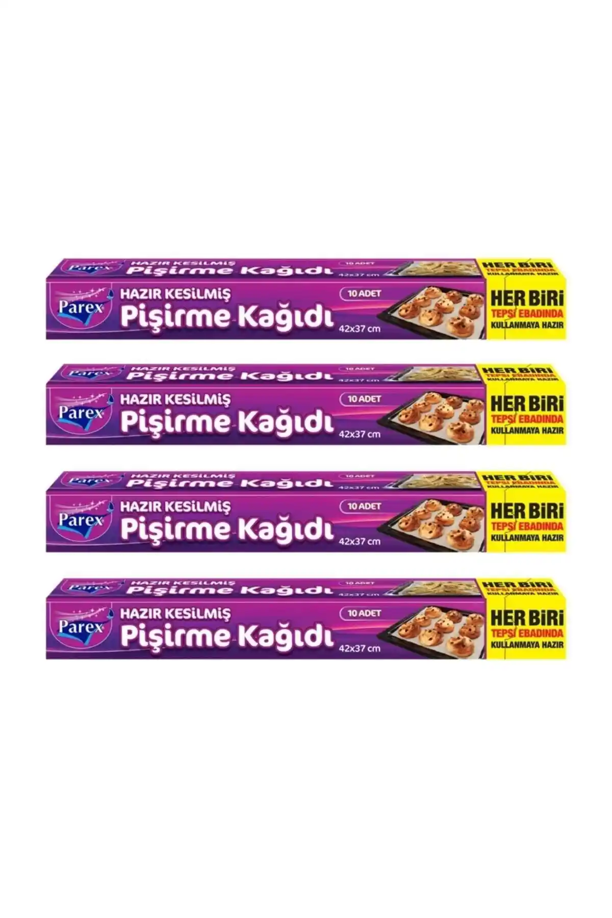 Parex 4 Adet Hazır Kesilmiş Pişirme Kağıdı ile Mutfakta Pratiklik ve Temizlik Kolaylığı