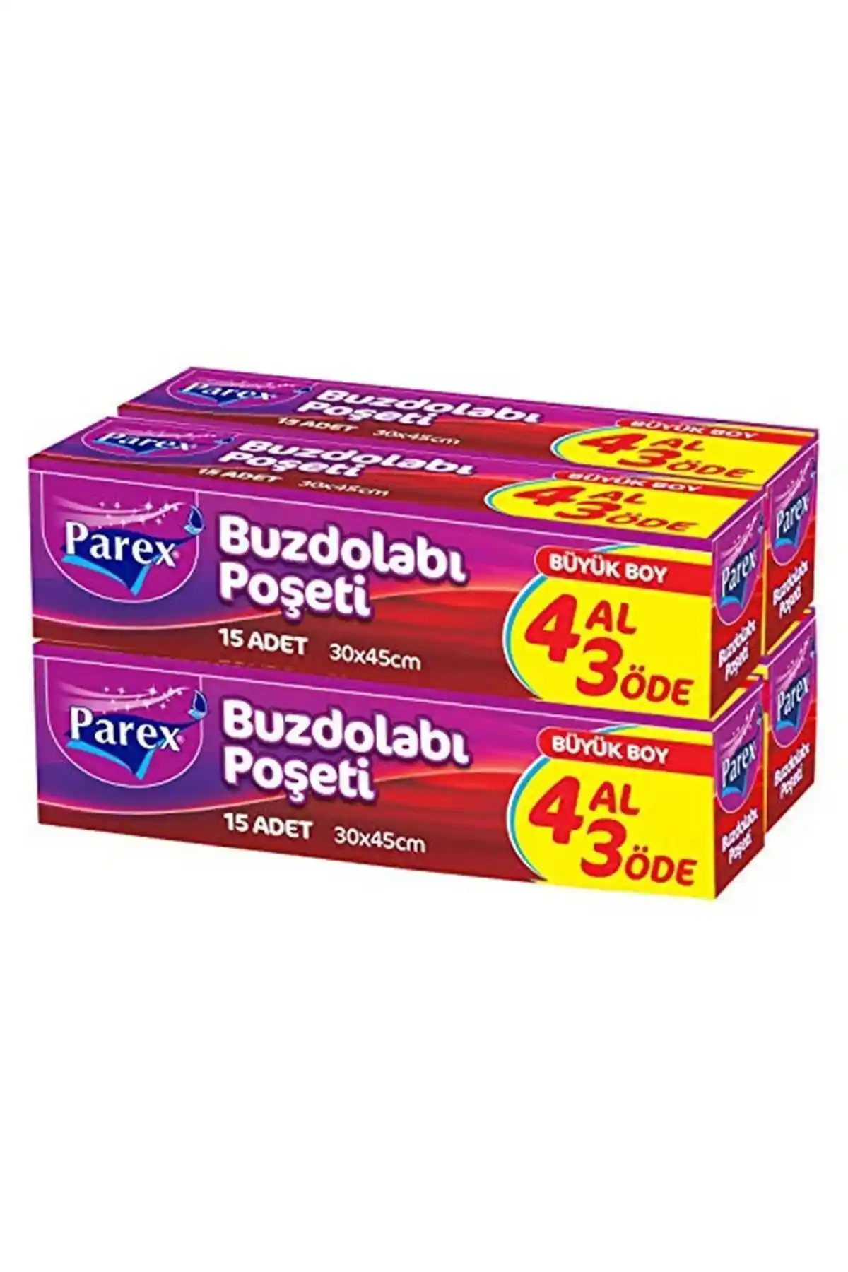 Parex Büyük Boy Buzdolabı Poşeti: Dayanıklı ve Pratik Gıda Saklama Çözümü