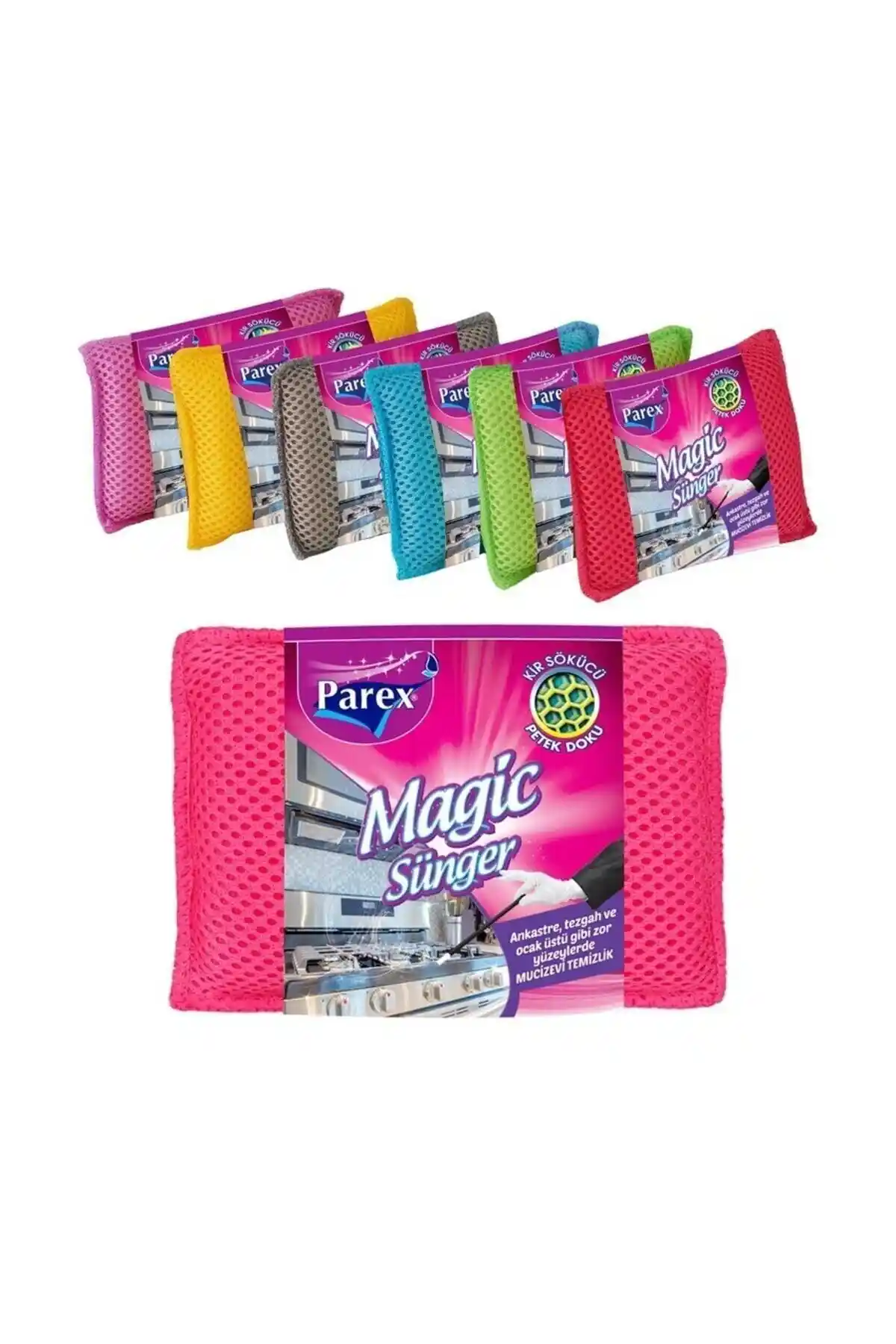 Parex Magic Sünger ve Vileda Actifibre Temizlik Bezi Karşılaştırması