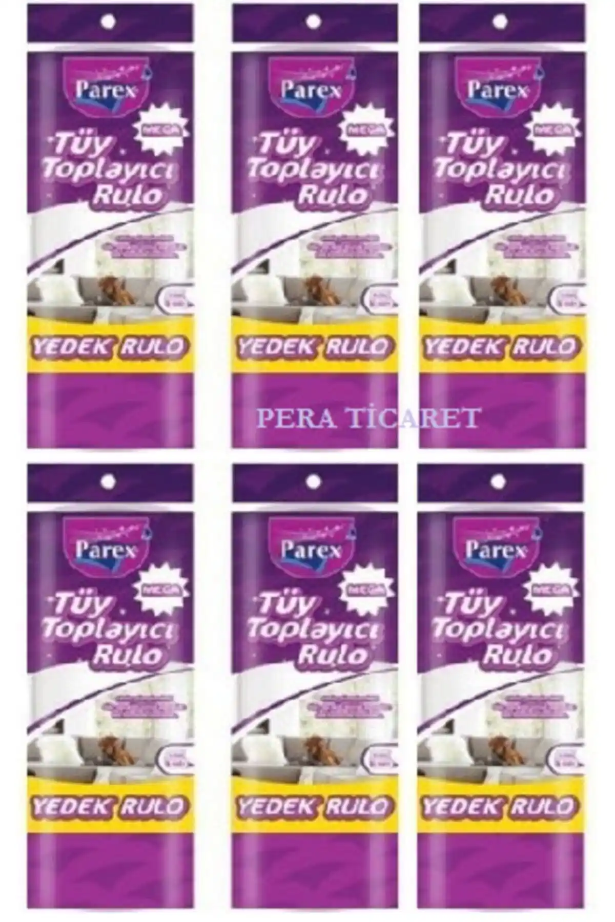 Parex Tüy Toplayıcı Yedek Rulo 60'lı Paket ile Ev Temizliğinde Pratik Çözüm