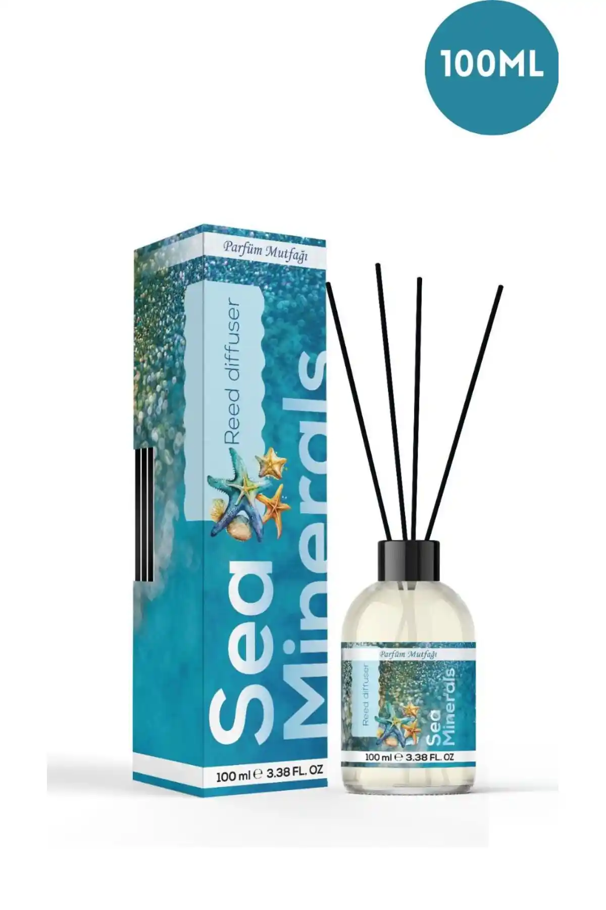 Parfüm Mutfağı Sea Minerals Bambu Çubuklu Ortam Kokusu Ev Dekorasyonuna Şık ve Ferahlatıcı Bir Dokunuş