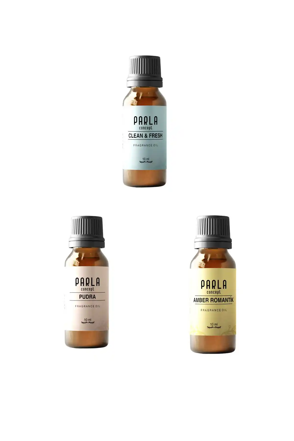 Parla Concept Çamaşır Yün Kurutma Topu İçin Koku Seti Clean&fresh Amber Romantik Pudra 10 ml