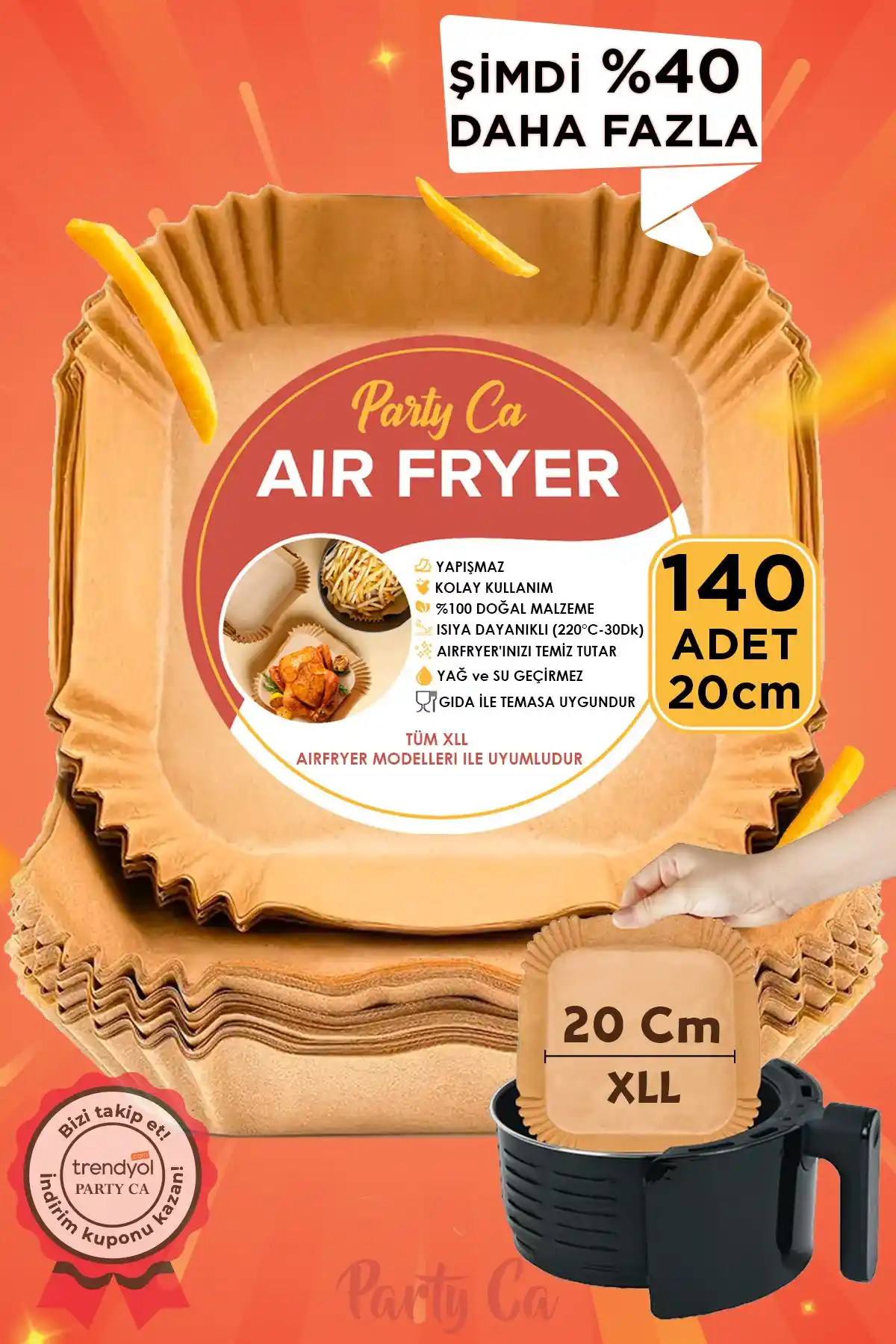 PARTY CA ve wimi Airfryer Pişirme Kağıdı Karşılaştırması ve Kullanıcı Yorumları