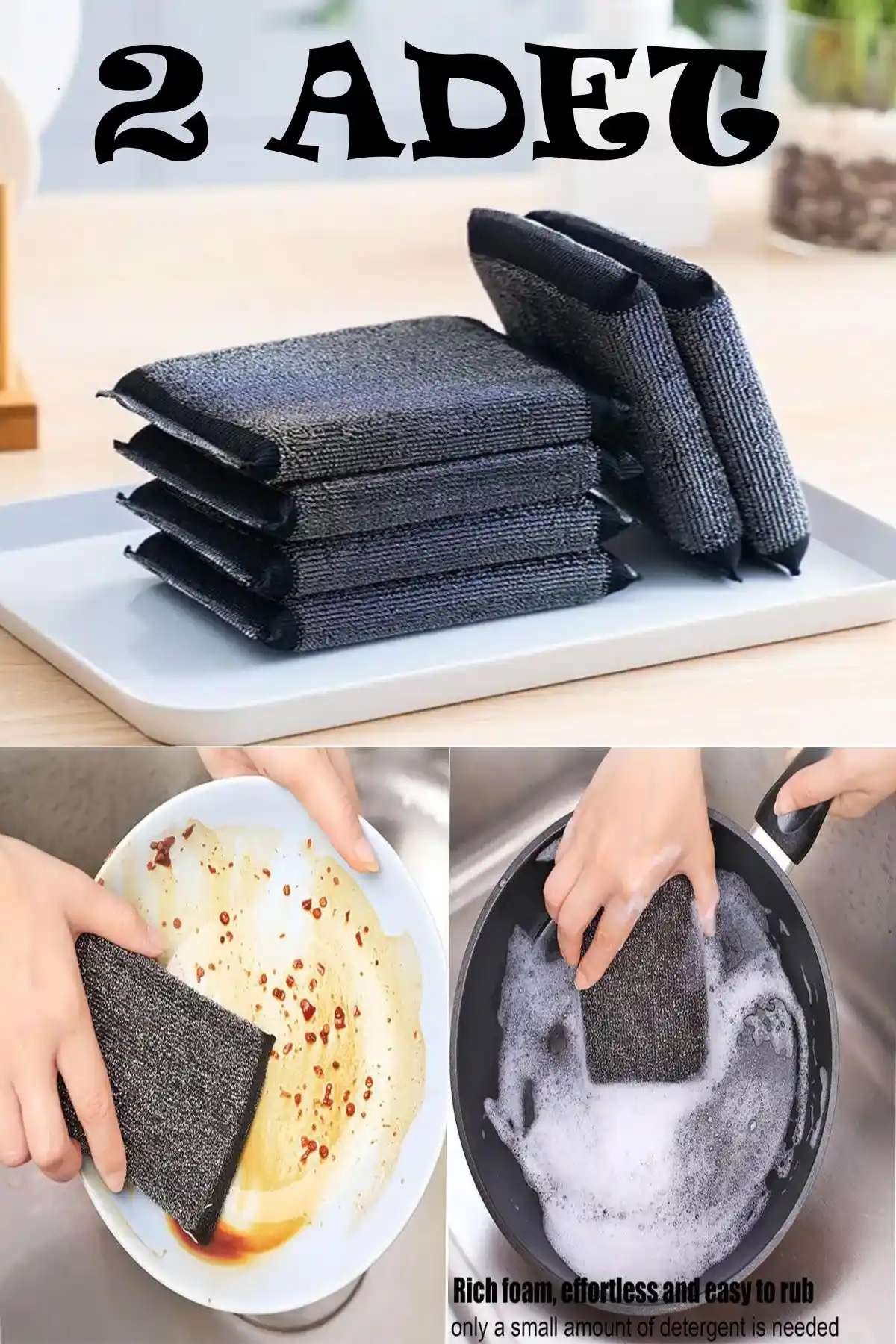 Paslanmaz inox bulaşık süngeri: dayanıklı ve çok amaçlı mutfak temizlik çözümü