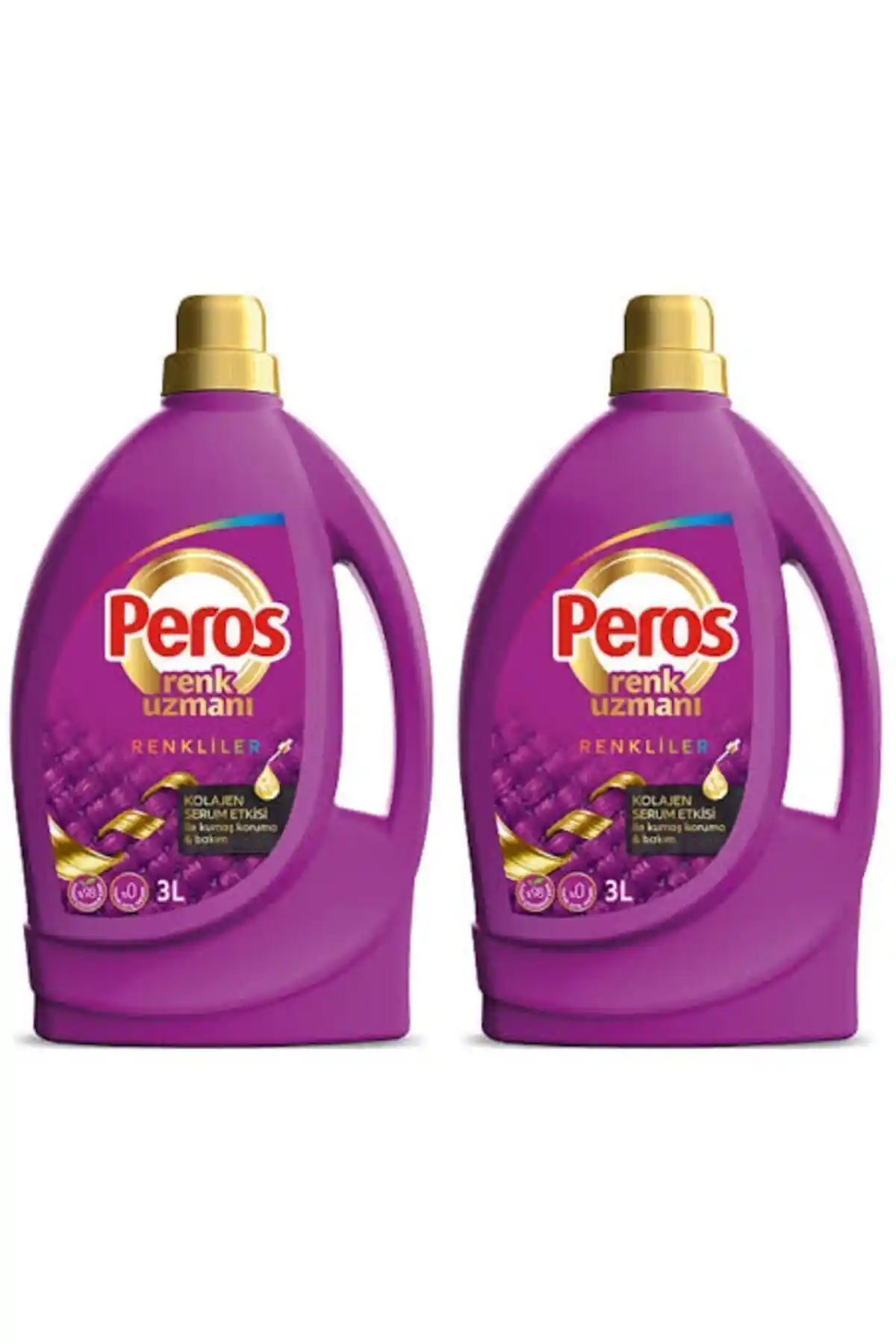 Peros 3L Renkli Çamaşır Sıvı Deterjanı Organik ve Ekonomik Temizlik Çözümü