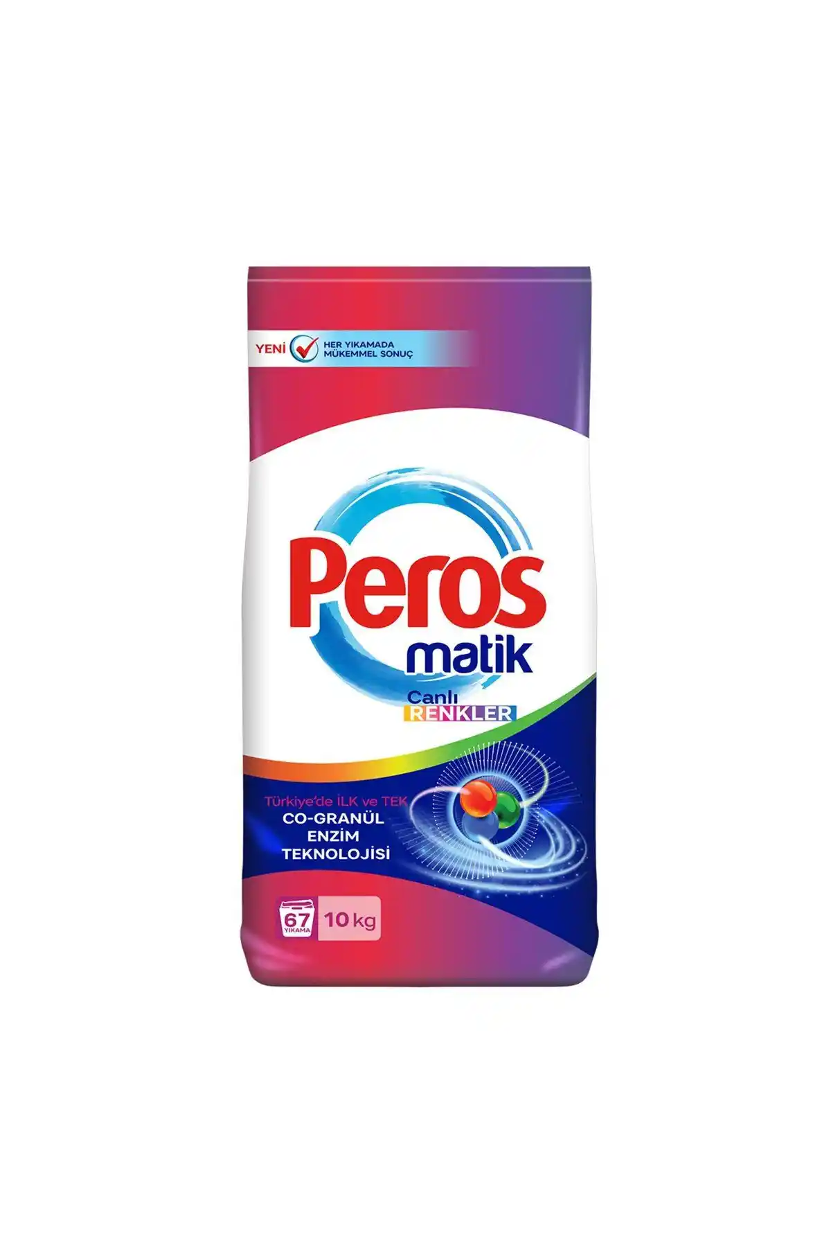 Peros Matik Toz Deterjan Canlı Renkler: Renkleri Koruyan Yüksek Performanslı Temizlik Ürünü
