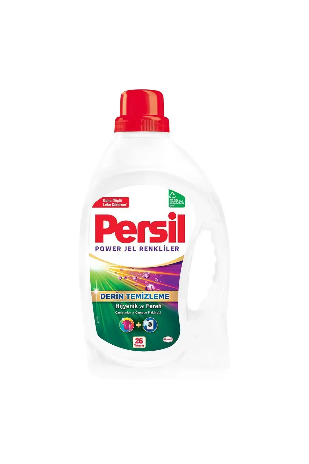 Persil Power Jel Renkli Çamaşırlar İçin Derin Temizleme ve Ferahlatıcı Koku Sağlar