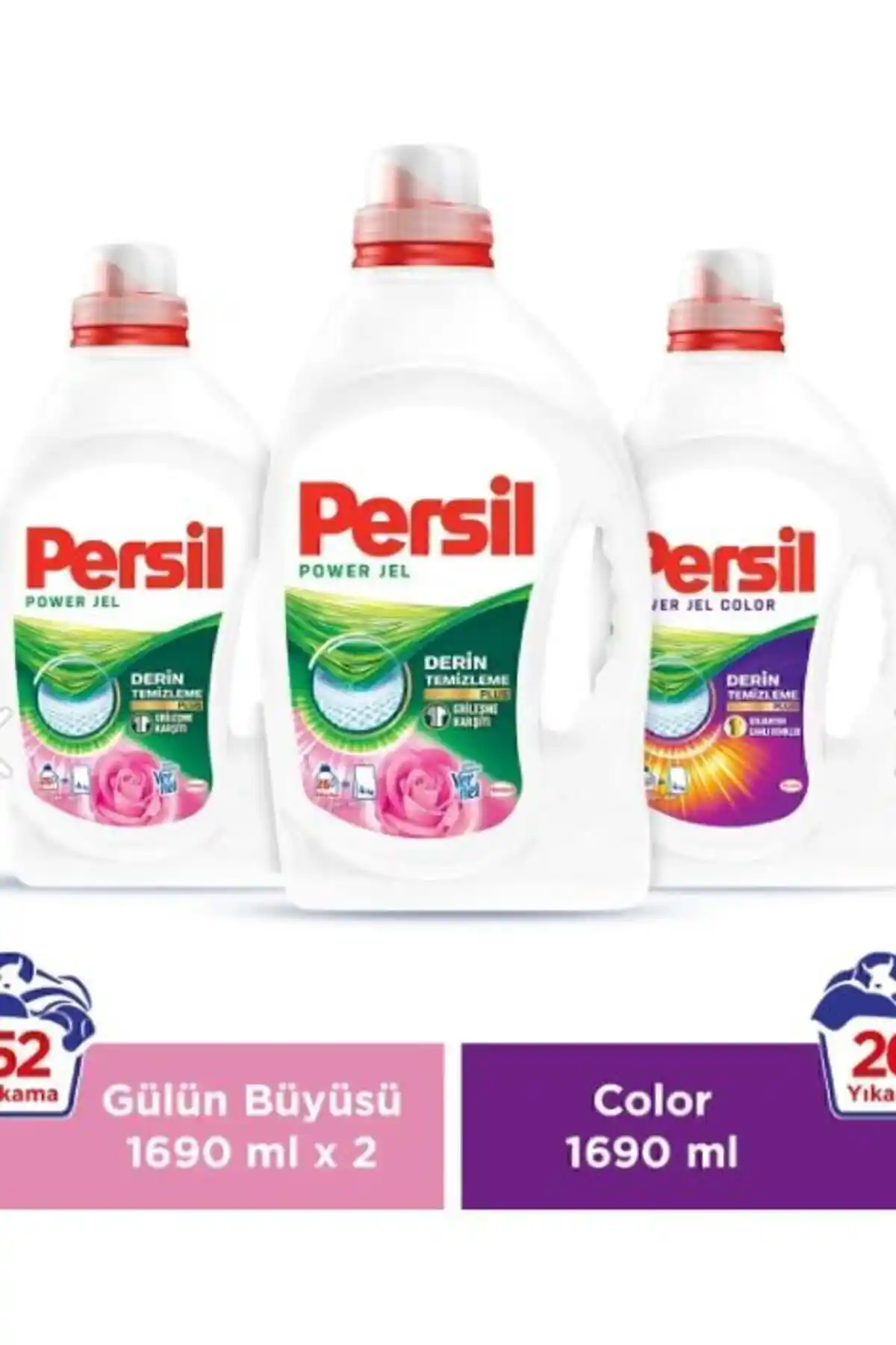 Persil Sıvı Çamaşır Deterjanları Karşılaştırması: 78 ve 104 Yıkama Kapasiteli Ürünler