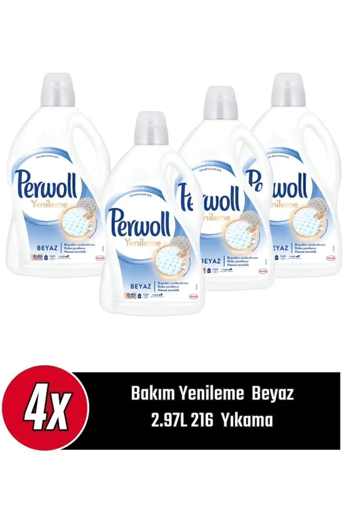 Perwoll Sıvı Deterjan Beyaz Çamaşır Temizliği ve Bakımı İçin Güçlü Çözüm