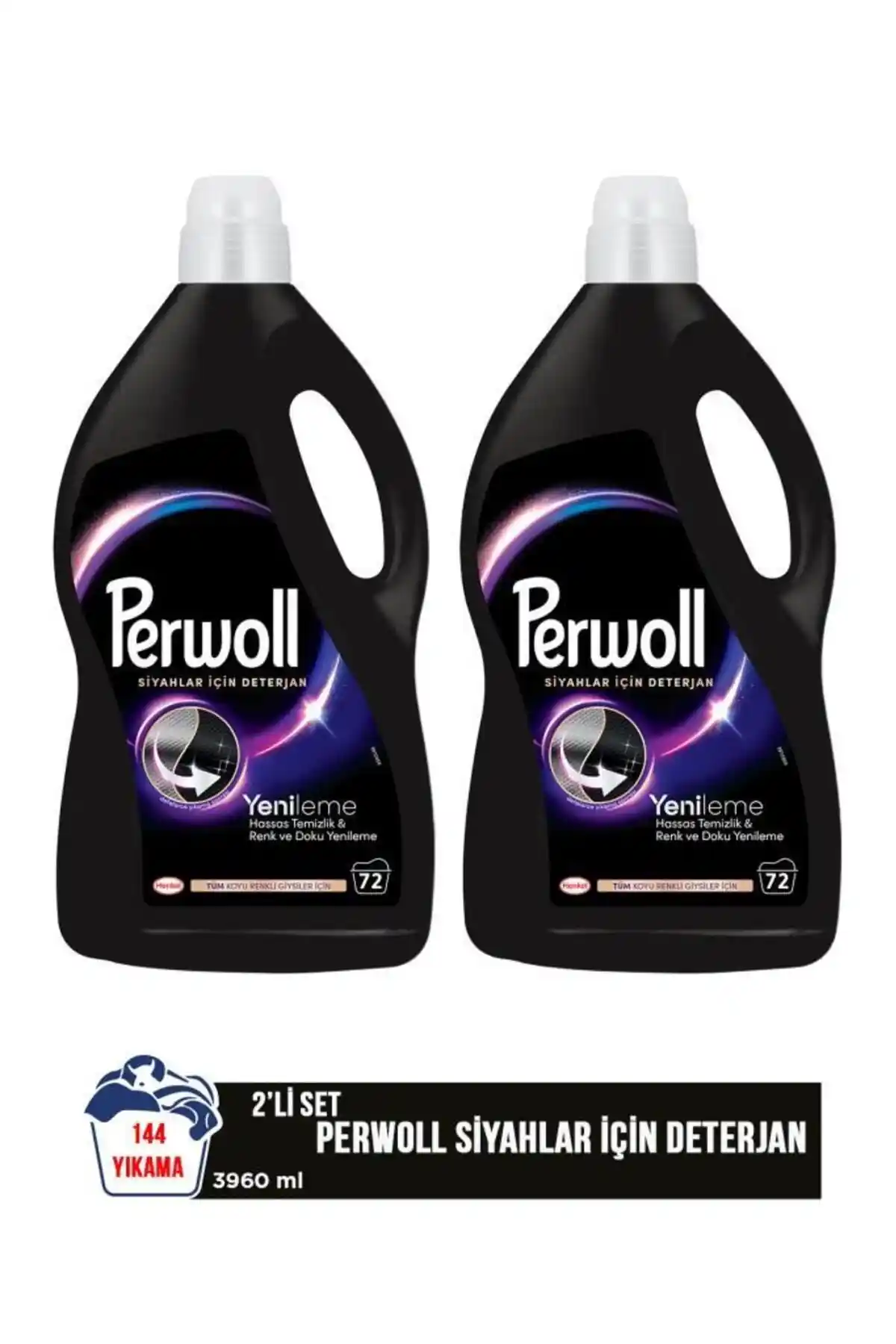 Perwoll Siyahlar İçin Sıvı Deterjan ve Yenileme Siyah Ürünlerinin Karşılaştırması