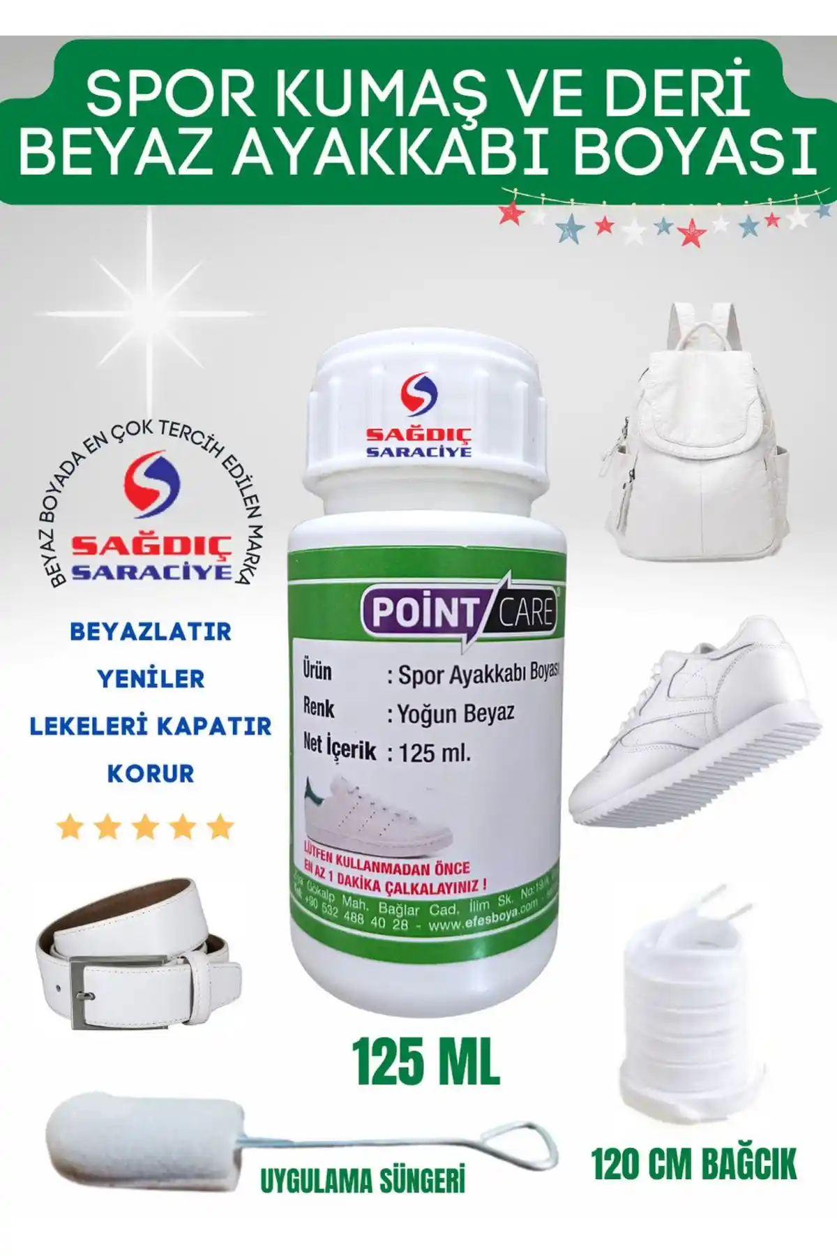 Point Care Beyaz Ekstra Yoğun Kapatıcı Ayakkabı Boyası İncelemesi ve Kullanım Rehberi