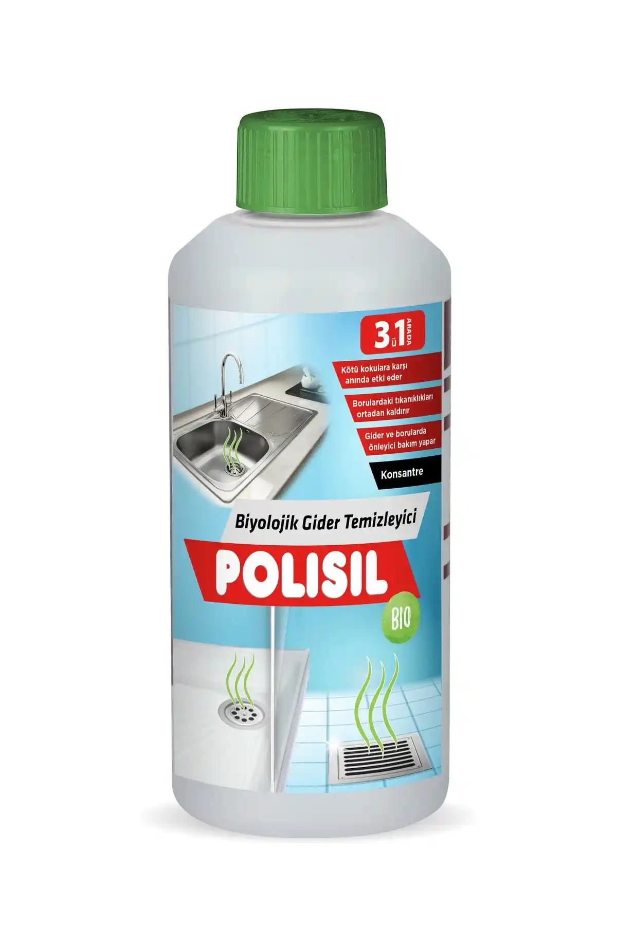 Polisil Biyolojik Koku Giderici ve Temizleyici: Doğal ve Etkili Boru Temizleme Çözümü