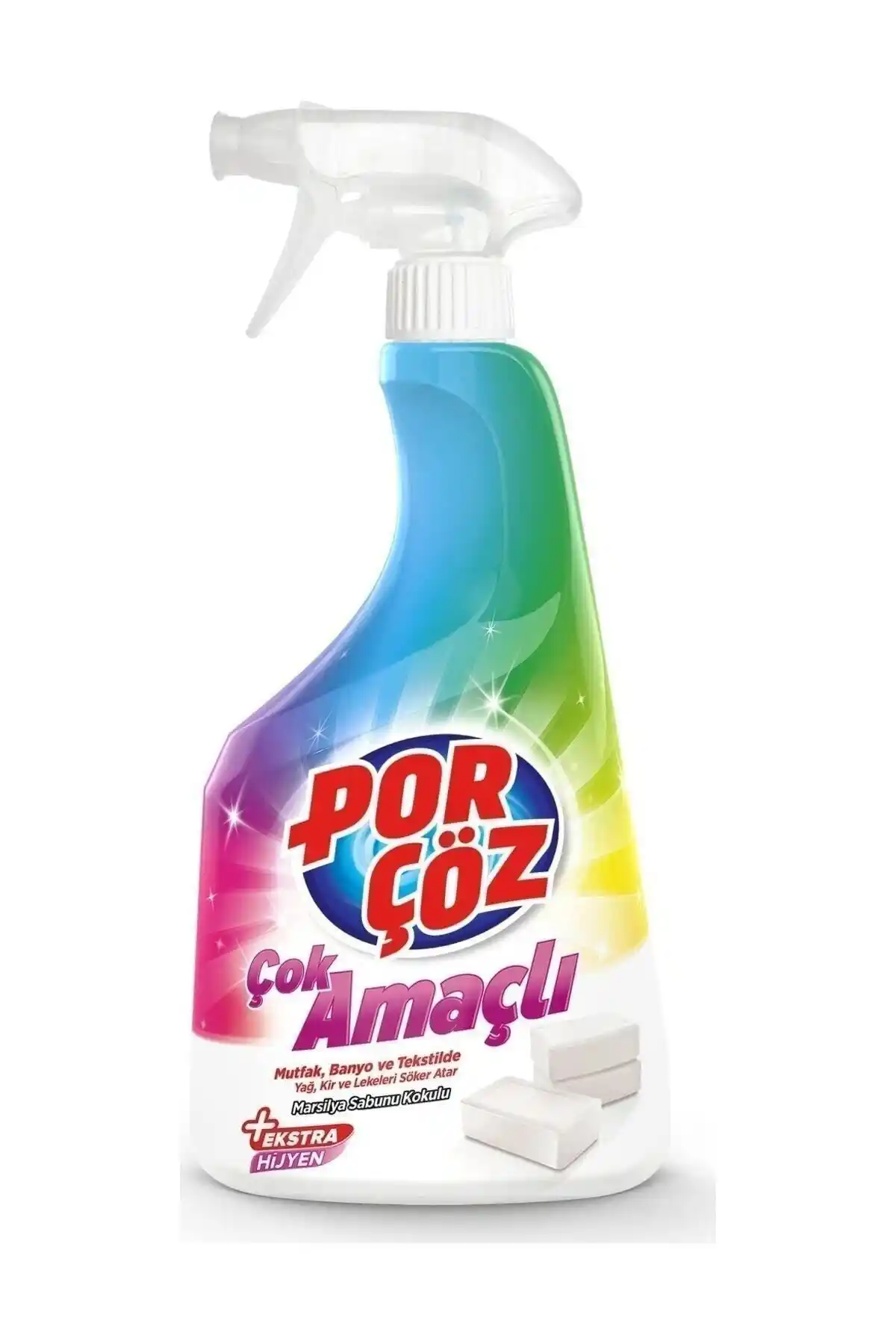 Porçöz Çok Amaçlı Sprey 750ml ile Her Yüzeyde Güçlü ve Hızlı Temizlik Sağlayın