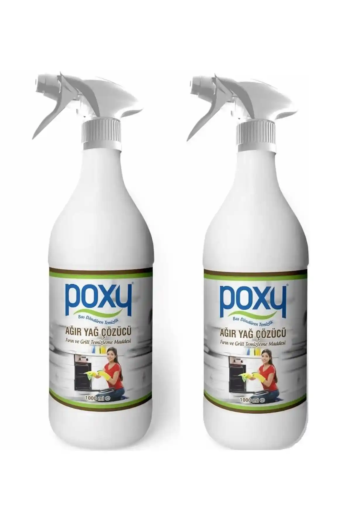 Poxy Ağır Yağ Çözücü 1 Kg 2'li Set Endüstriyel ve Ev Temizliği İçin Güçlü Çözüm