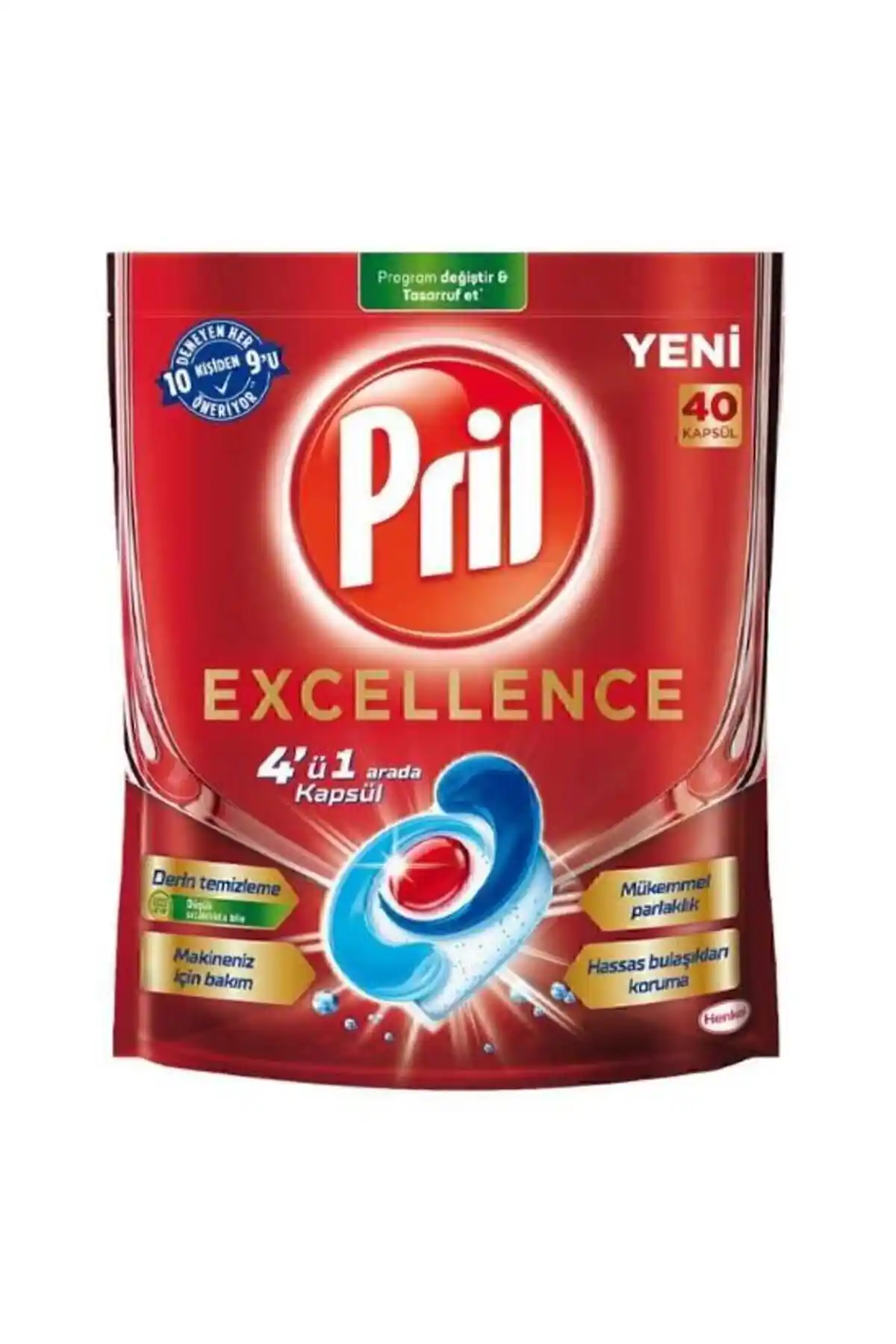 Pril Excellence 40 ve Pril Hepsi Bir Arada 80 Yıkama Tabletleri Karşılaştırması