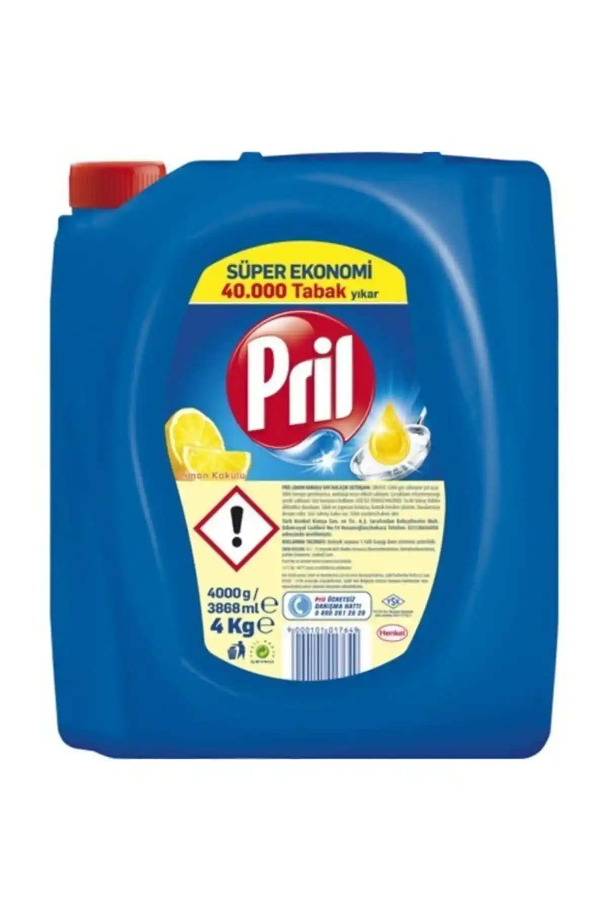 Pril Klasik Limon Kokulu Sıvı Bulaşık Deterjanı: Güçlü Temizlik ve Ferah Koku Sağlar