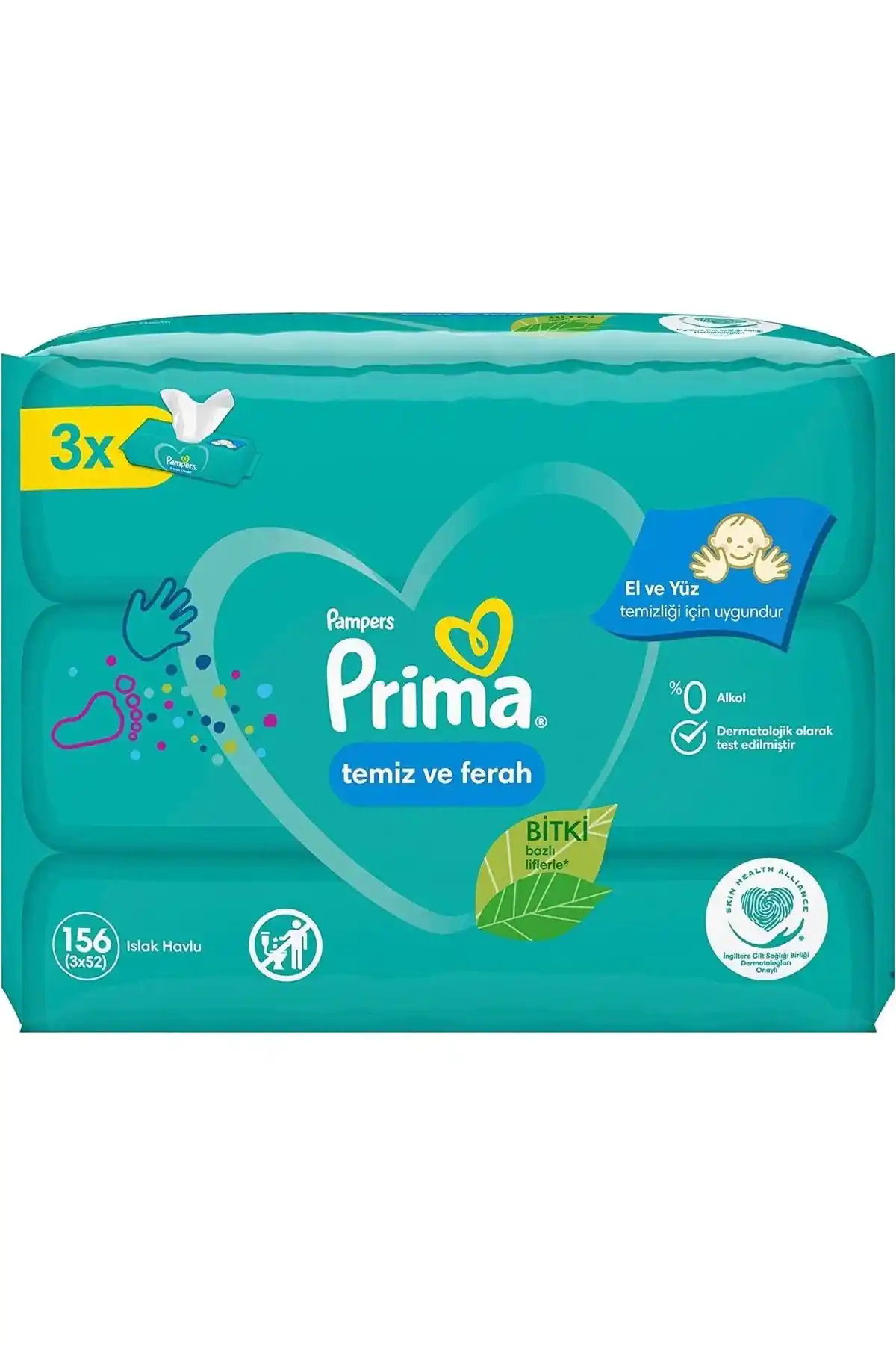 Prima Islak Havlu Mendil Hassas Ciltler İçin Güvenilir Temizlik Ürünü