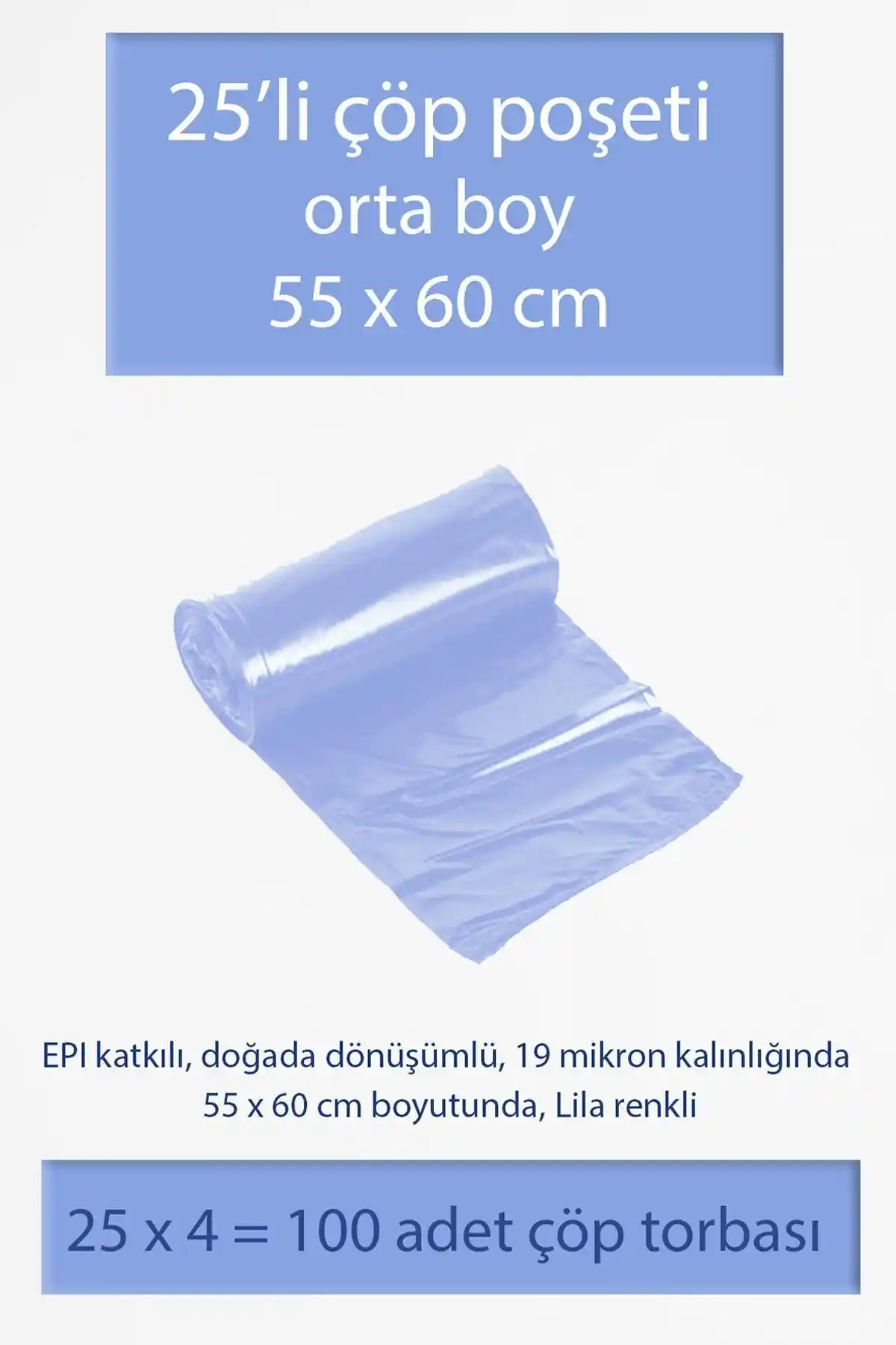 Prima Nova Bubula Kutulu Çöp Poşeti 100 Adet - Dayanıklı ve Çevre Dostu Temizlik Çözümü