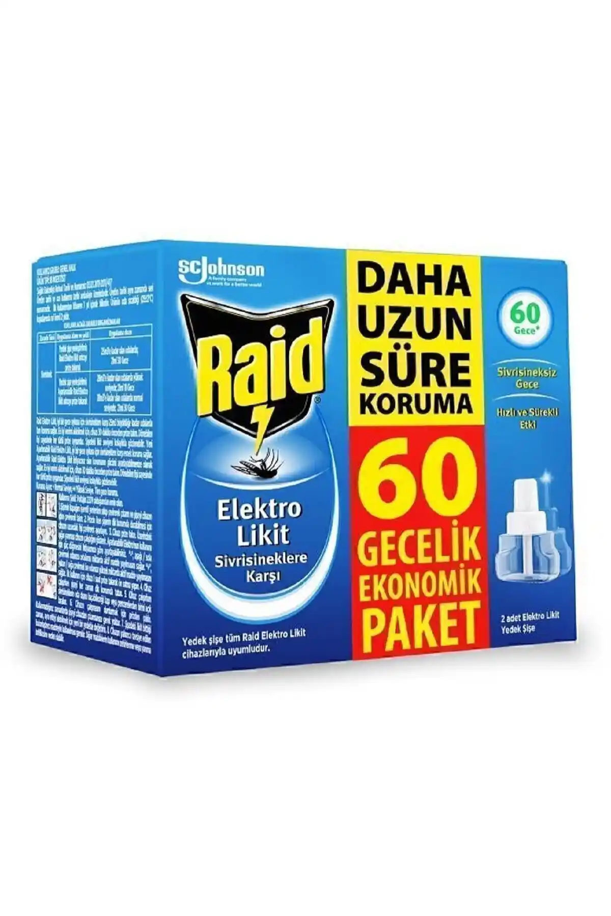 Raid Elektro Likit 2 Yedek ve Raid Sinek Kovucu Elektro Likit Yedek Karşılaştırması