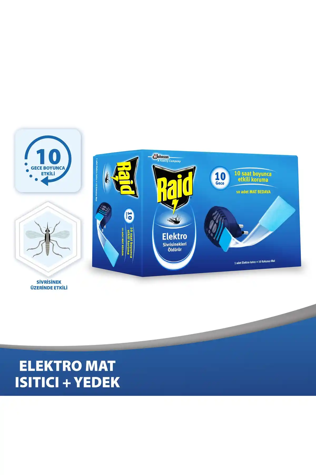 Raid Elektromat Isıtıcı ile Sivrisineklerle Etkili ve Güvenli Mücadele Yöntemi