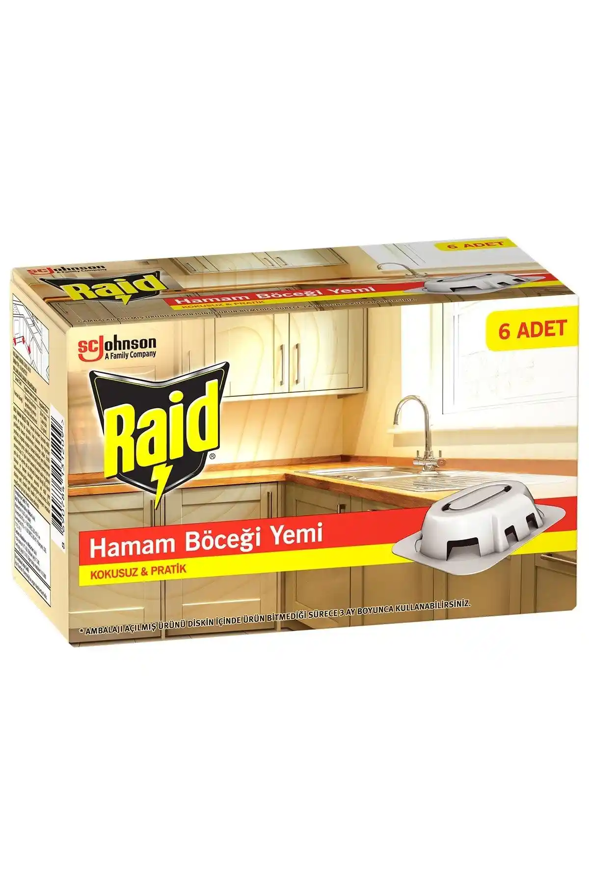 Raid Hamam Böceği Yemi: Kokusuz ve Uzun Süreli Böcek Kontrolü Çözümü