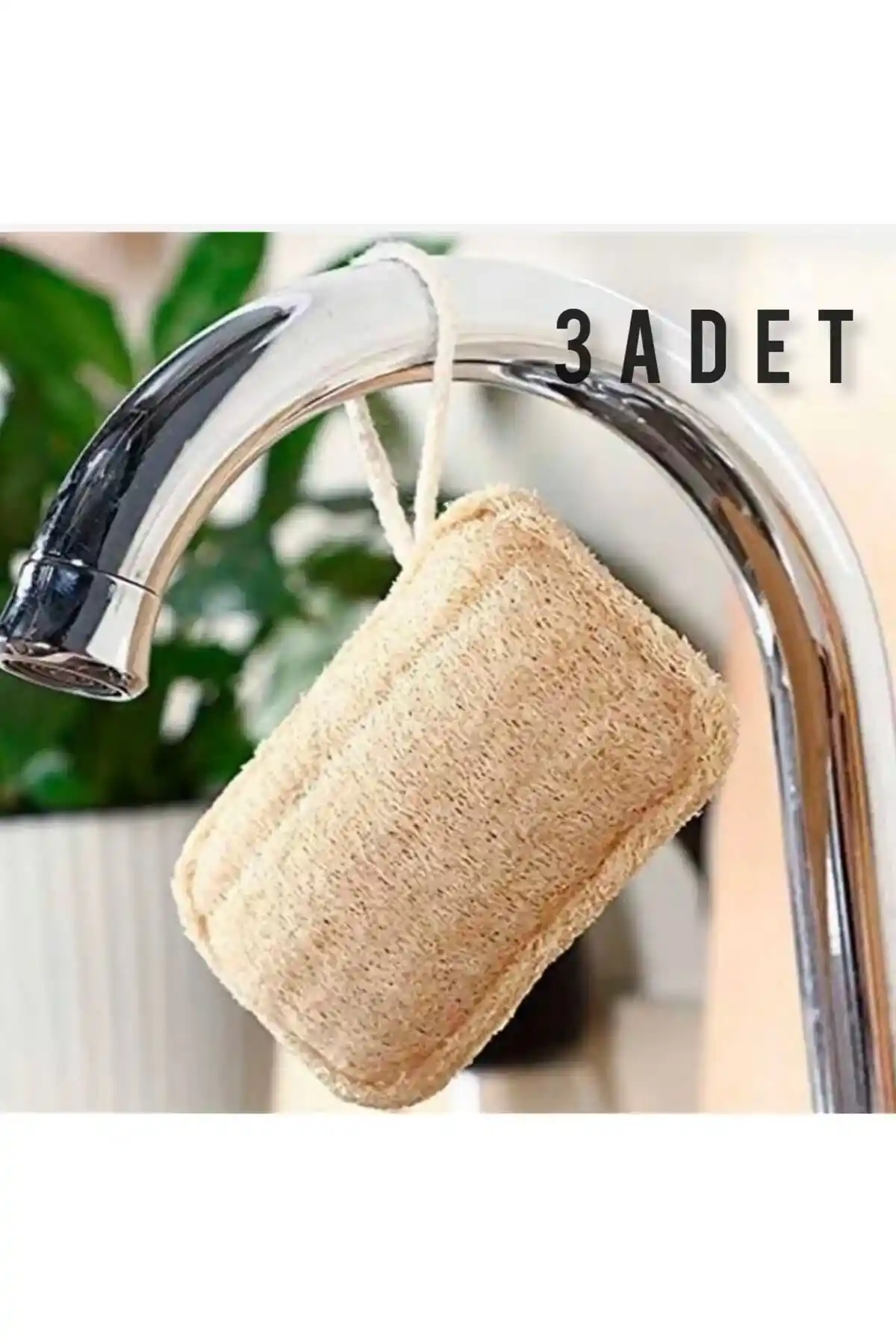 RAVENNA 3 Adet Doğal Kabak Lifli Organik Bulaşık Süngeri ile Çevre Dostu Temizlik Çözümü