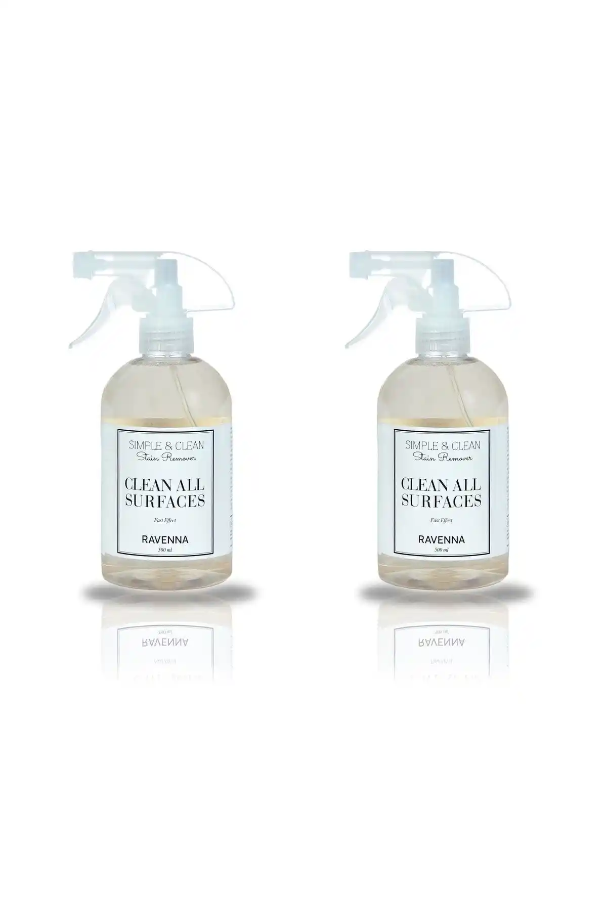 RAVENNA Simple&Clean ve Turkishcare Temizleyici Spreylerinin Karşılaştırması