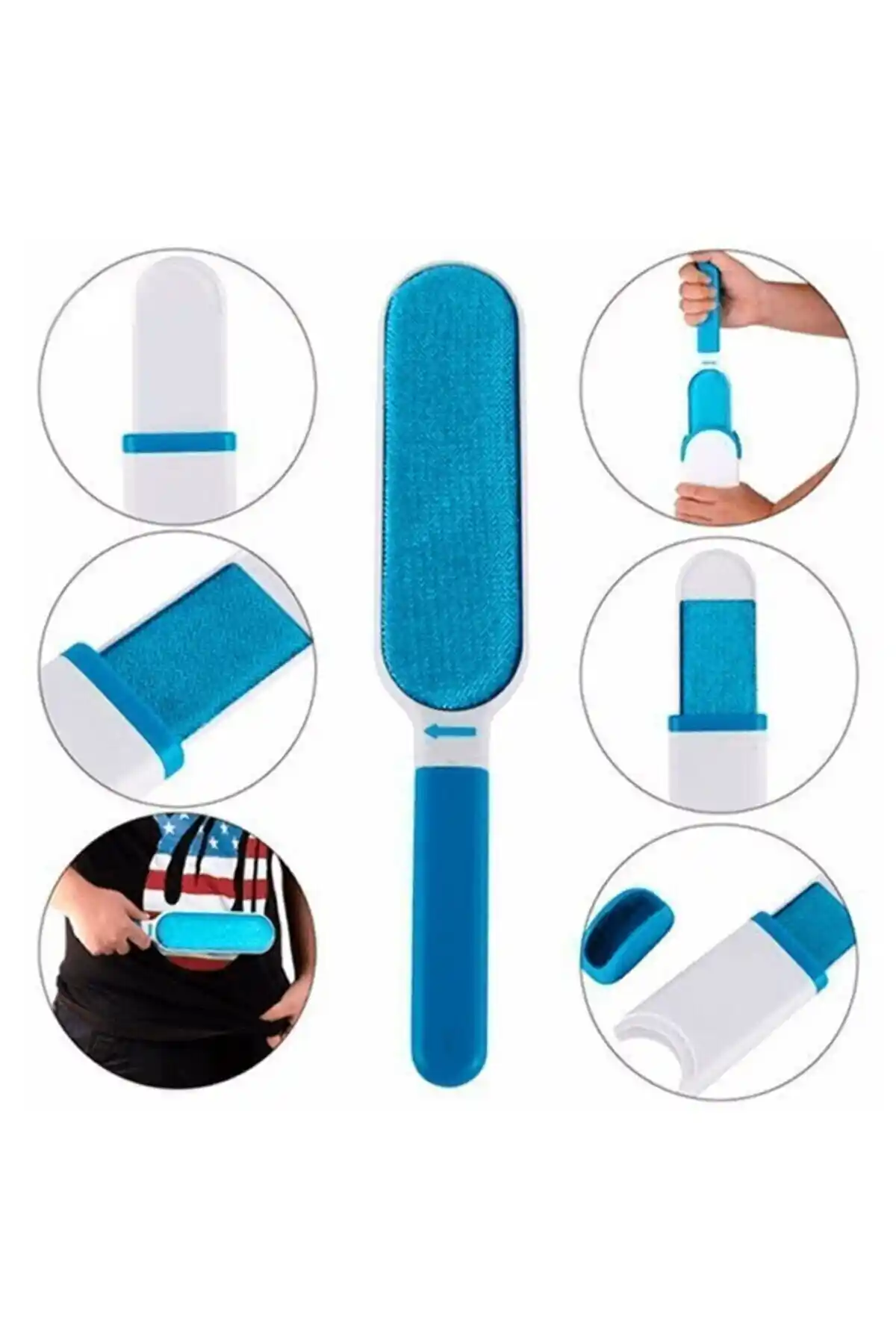 Reoona Tüy Toz Temizleyici Fırça Seti Ev ve Seyahat İçin Pratik Çözüm