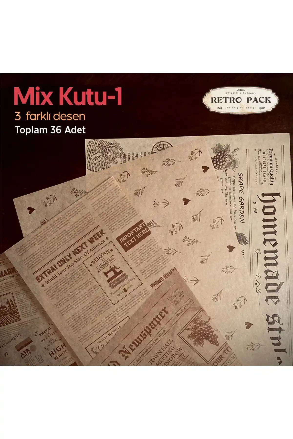 Retro Pack 1 Desenli Yağlı Kağıt Karşılaştırması ve Kullanım İpuçları