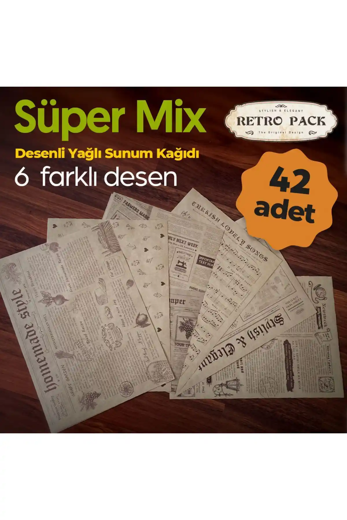 Retro Pack Süper Mix Kutu ve Tugce Shopping Sunum Kağıdı Karşılaştırması