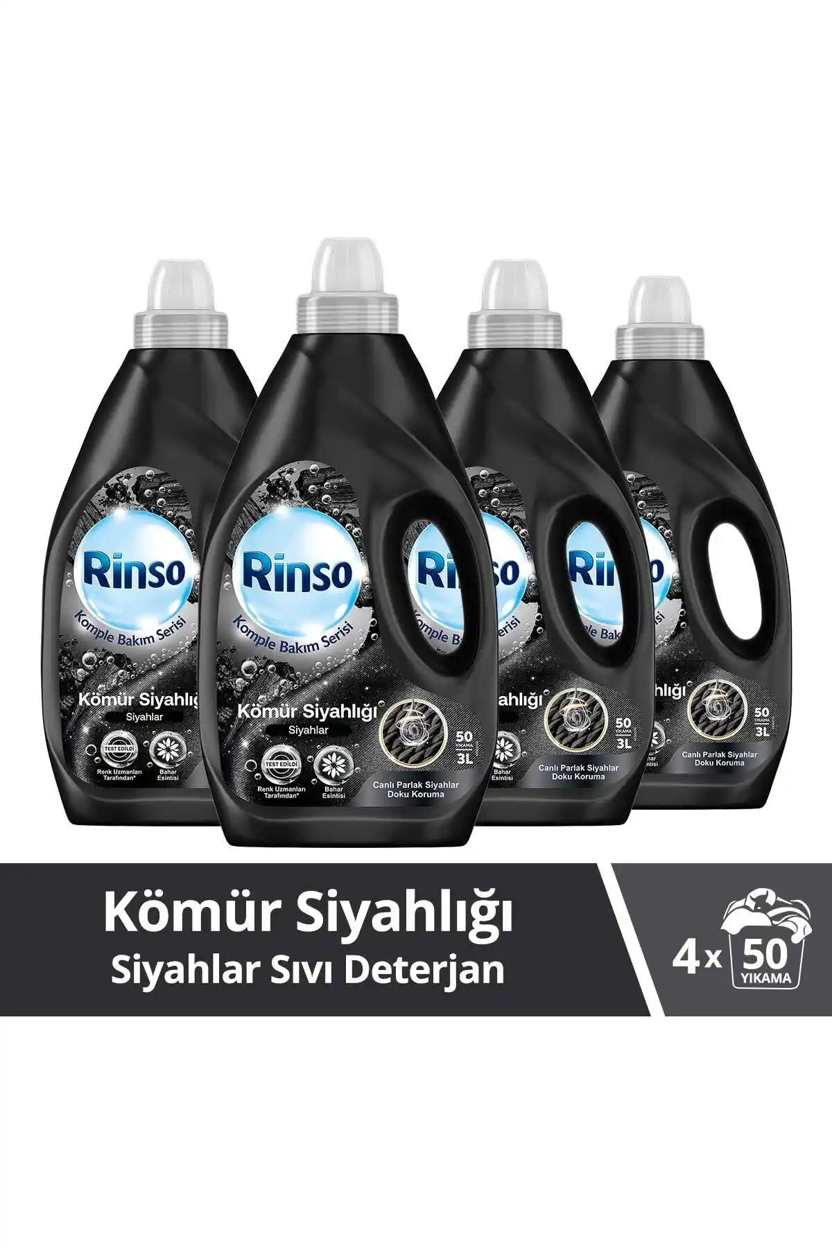 Rinso Kömür Siyahlığı Sıvı Deterjanı: Siyah ve Koyu Renkli Kumaşlar İçin Etkili Temizlik Çözümü