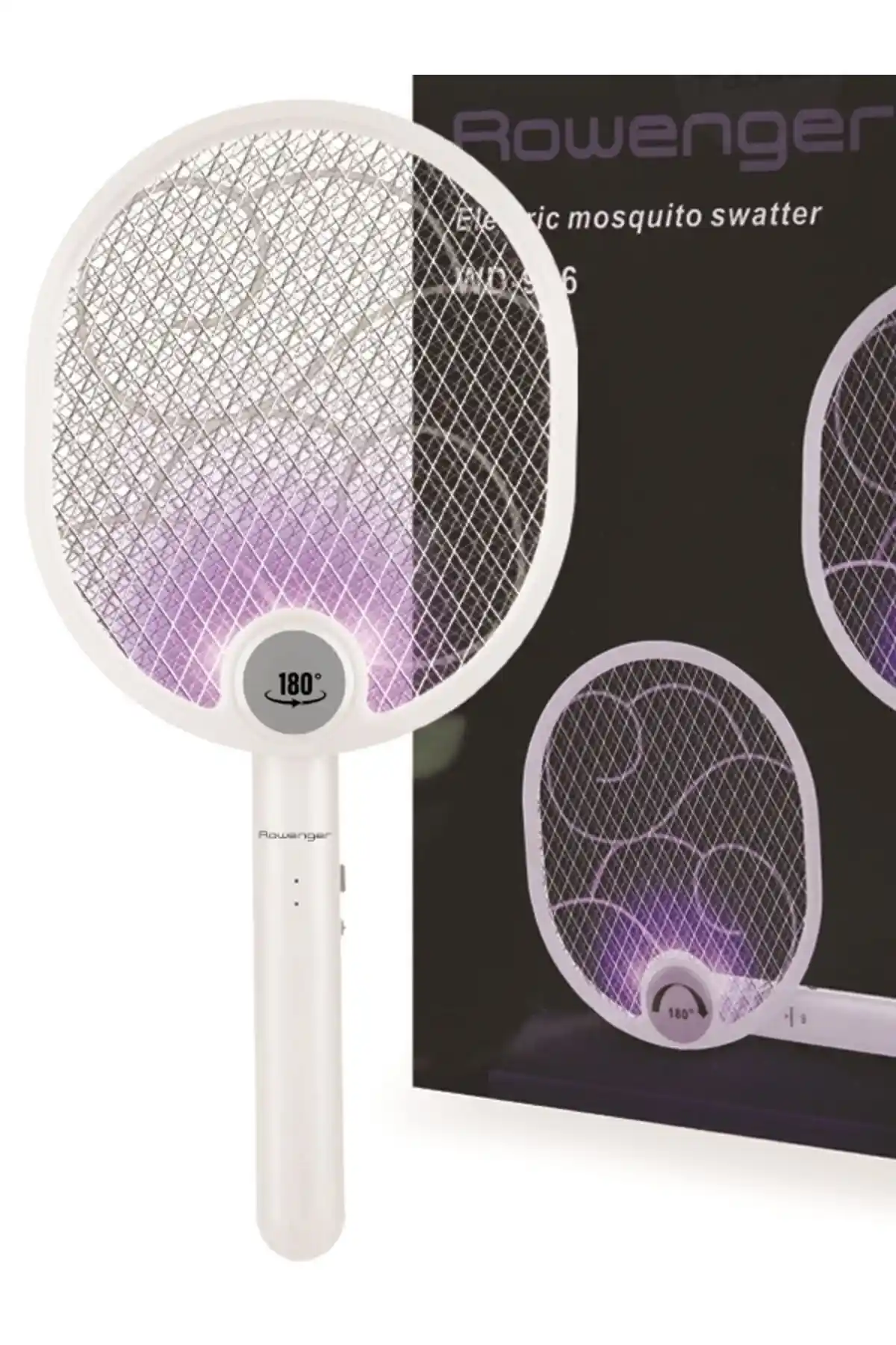Rowenger WD-956 USB Şarjlı Katlanabilir UV Işıklı Sivrisinek Öldürücü Raket Lampası