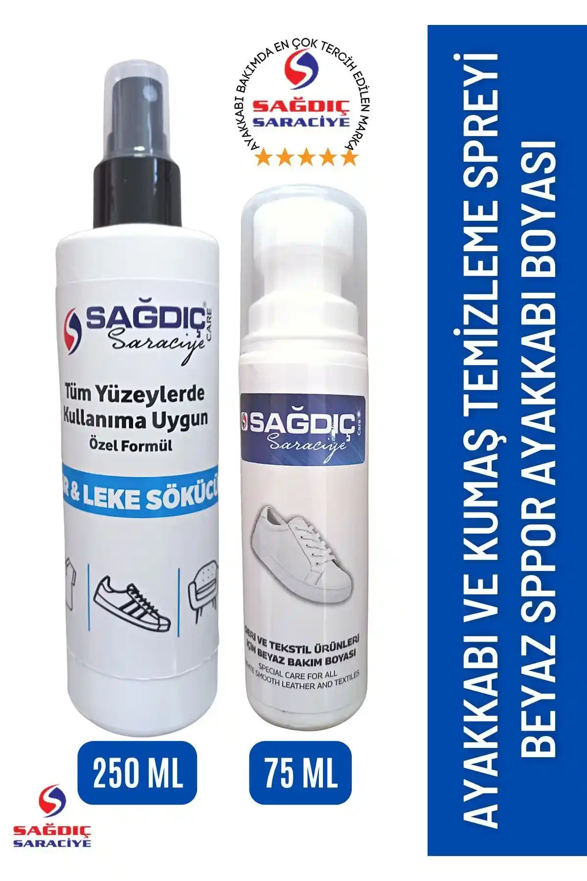Sağdıç Saracıye Çok Amaçlı Temizleyici ve Beyaz Spor Deri Kumaş Boyası İncelemesi