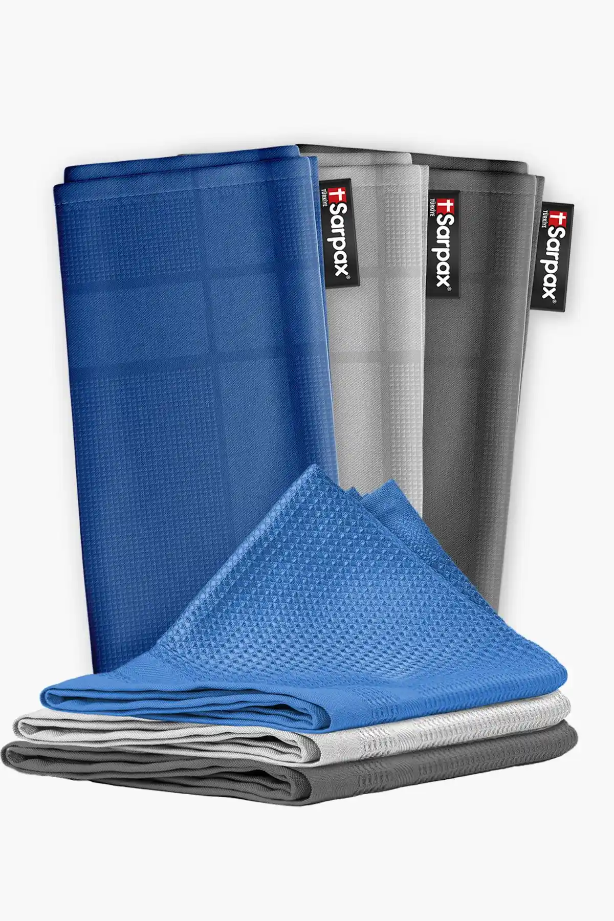 Sarpax İz Bırakmaz Mikrofiber Cam Temizlik Bezi: Etkili ve Çok Renkli Yüzey Temizliği Çözümü