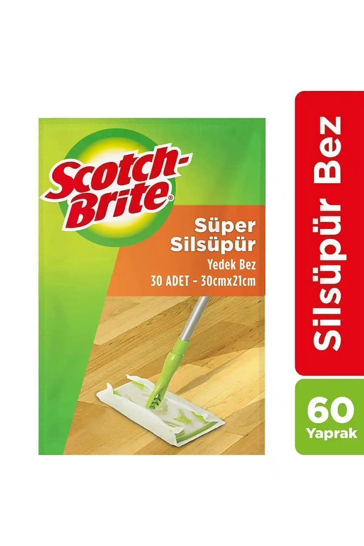 Scotch-Brite Sil Süpür Q600 Paspas Yedek Bezleri ile Çok Yönlü Temizlik Çözümü