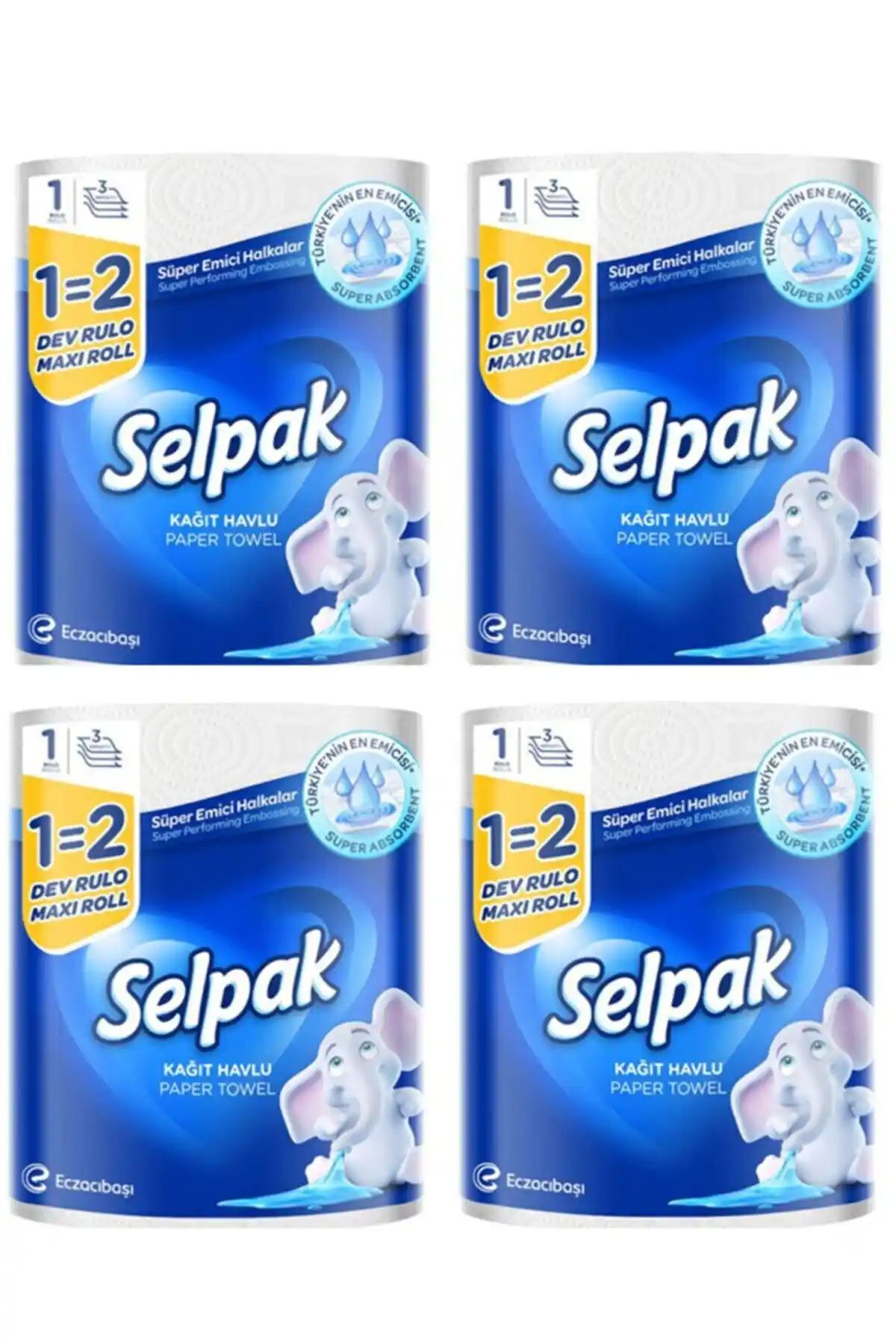 Selpak 3 Katlı Dev Rulo Havlu: Dayanıklı ve Uzun Süre Kullanım Sağlayan Temizlik Ürünü