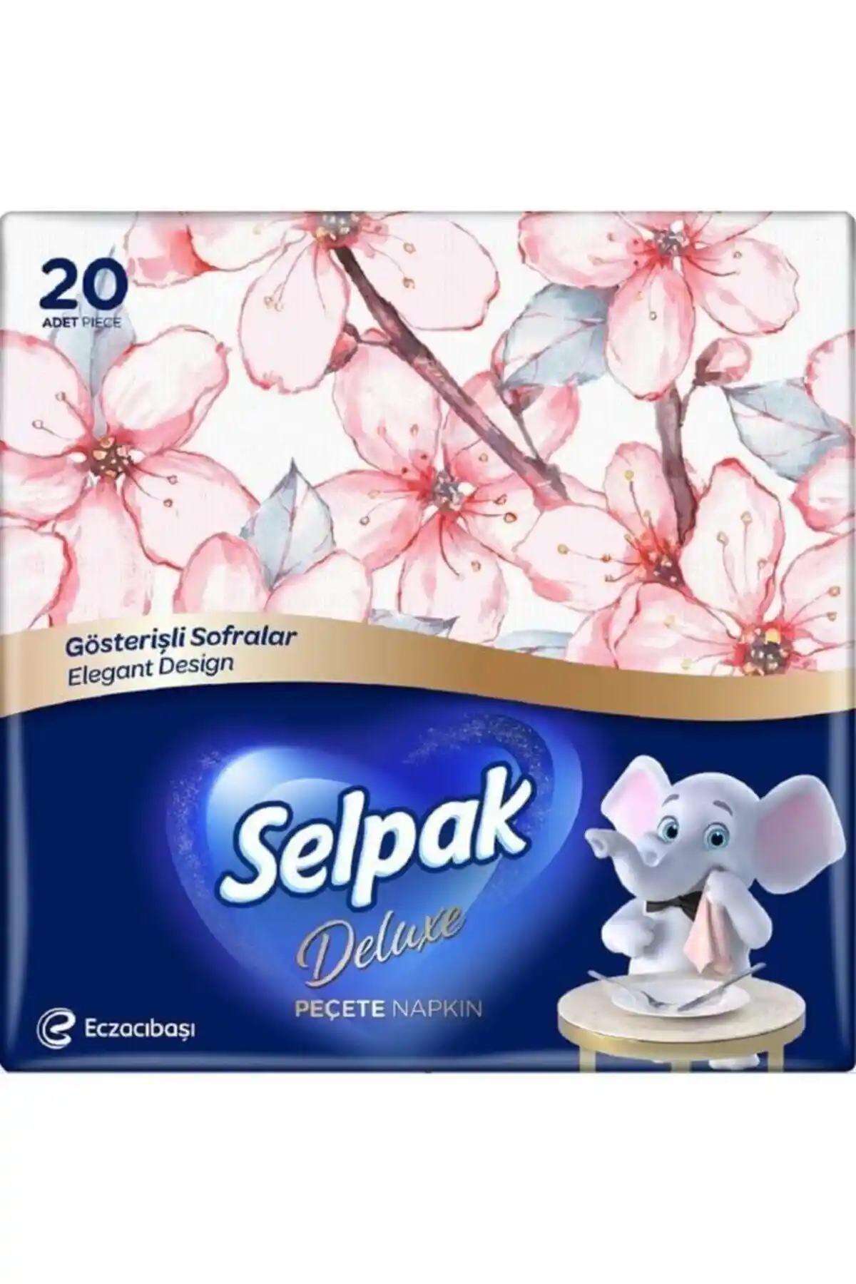 Selpak Deluxe Peçete 20'li: Şık Tasarım ve Dayanıklı Malzeme ile Çok Amaçlı Kullanım